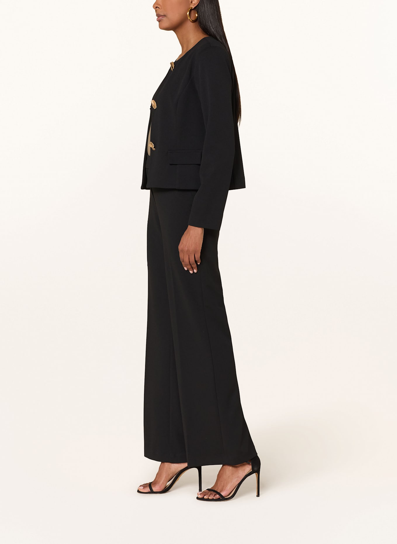 Joseph Ribkoff Wide leg trousers: BLACK