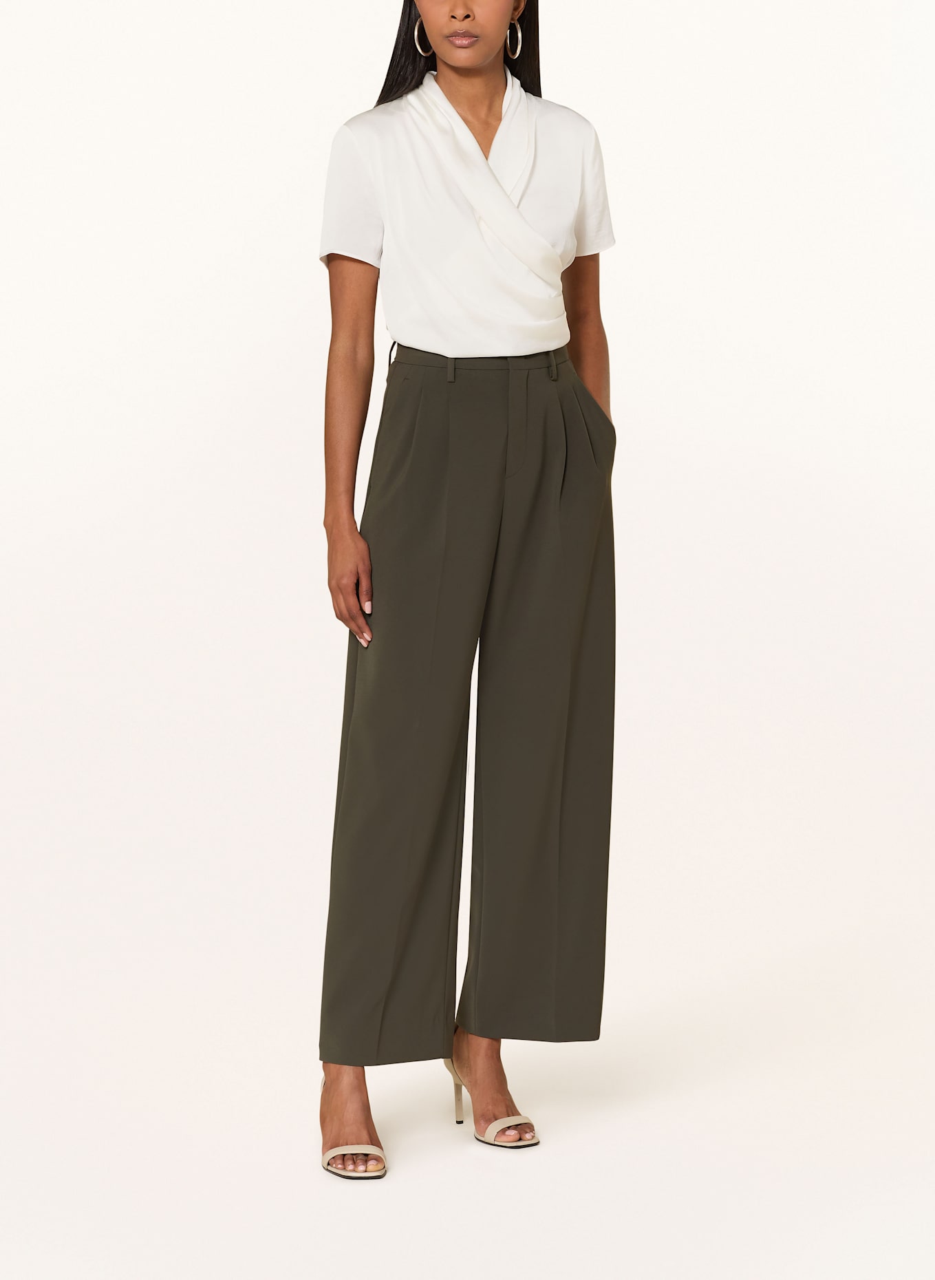 Joseph Ribkoff T-Shirt in Wickeloptik: WEISS