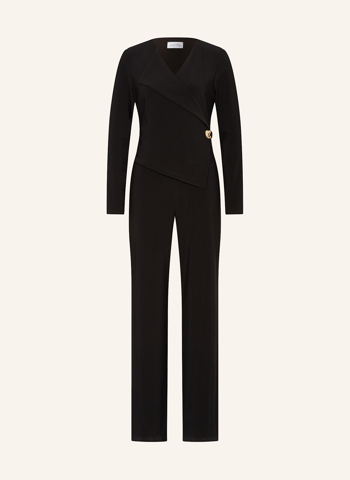 Joseph Ribkoff Jumpsuit in Wickeloptik: SCHWARZ