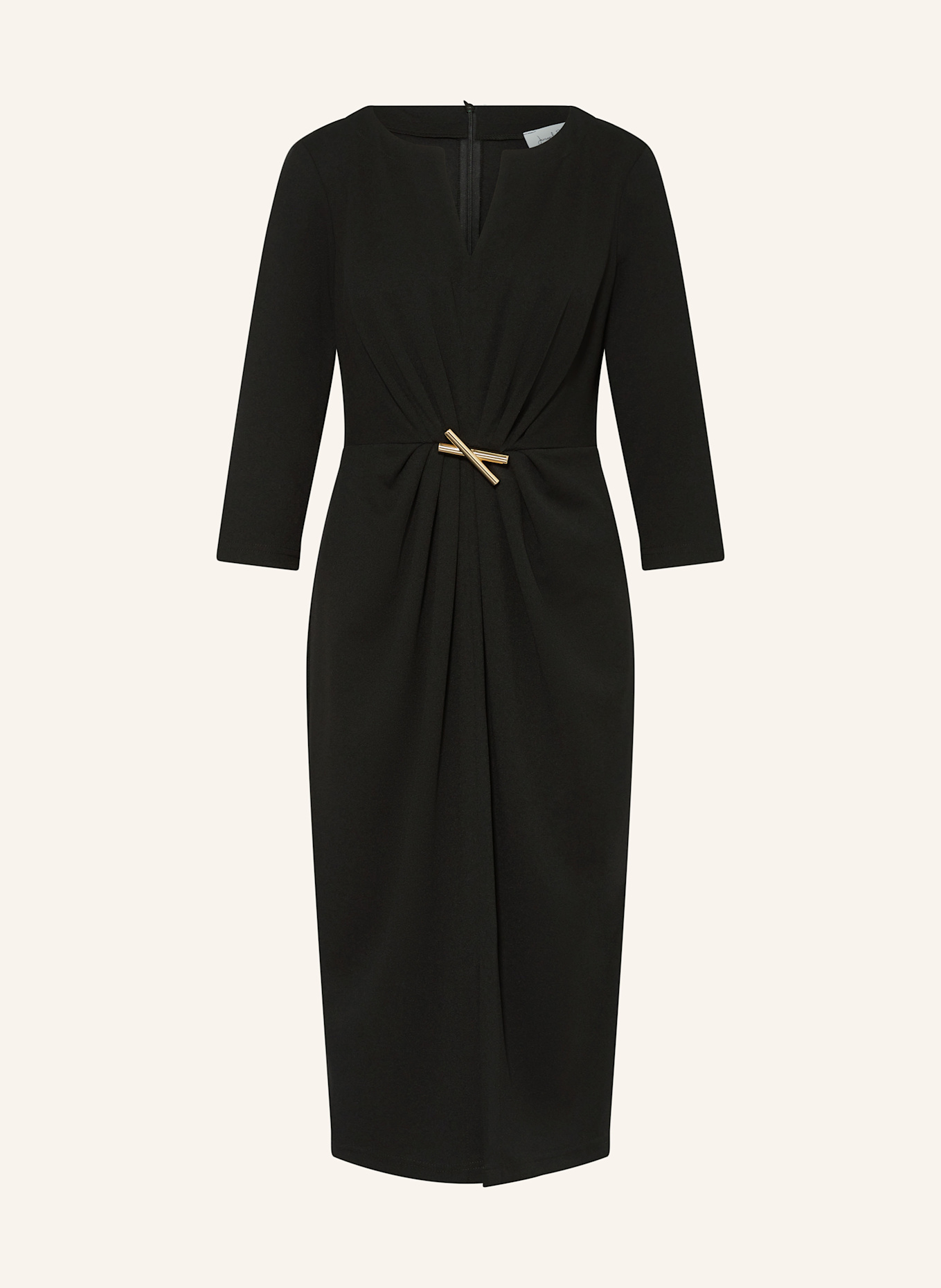 Joseph Ribkoff Etuikleid mit 3/4-Arm: SCHWARZ