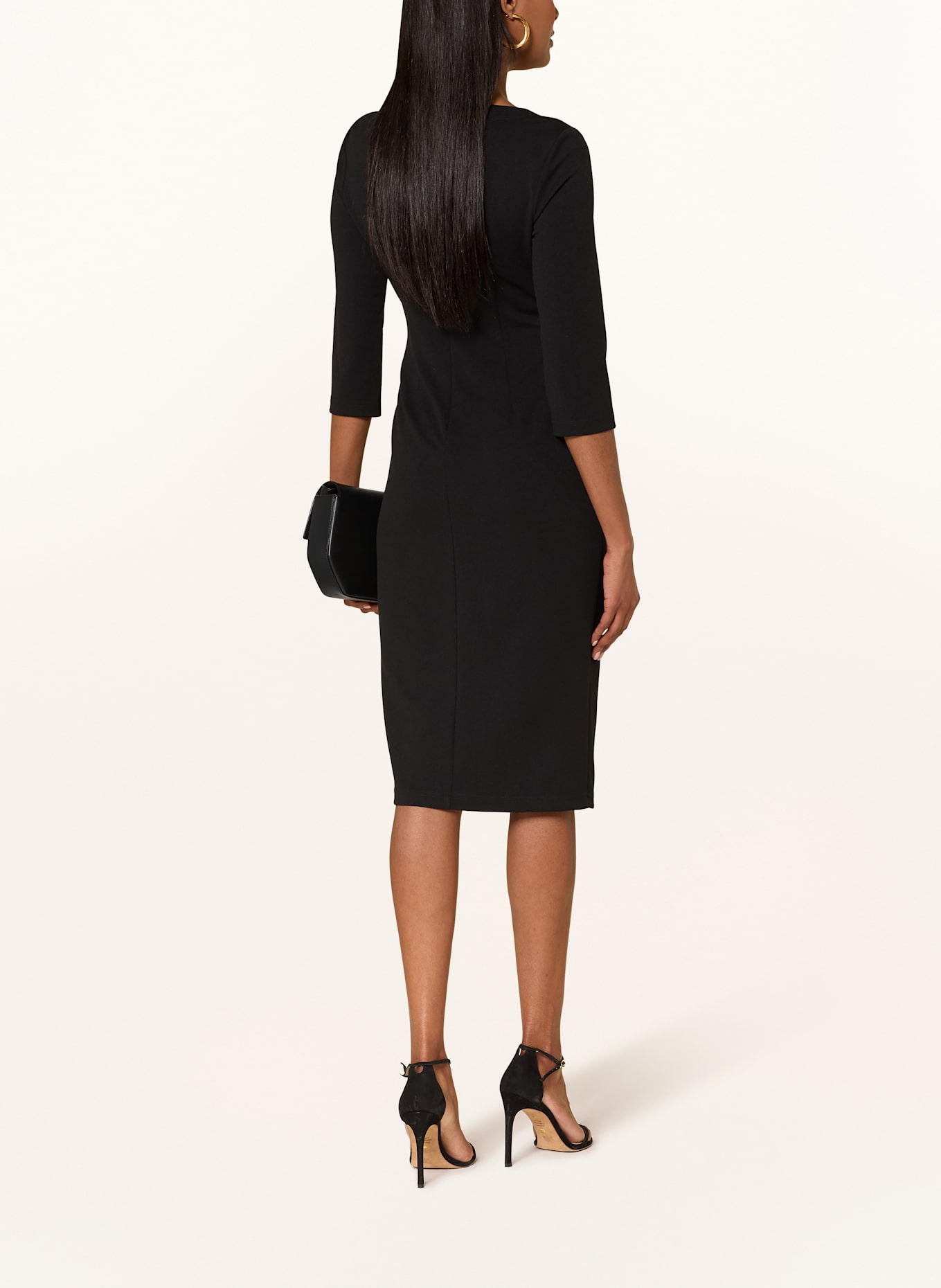 Joseph Ribkoff Etuikleid mit 3/4-Arm: SCHWARZ