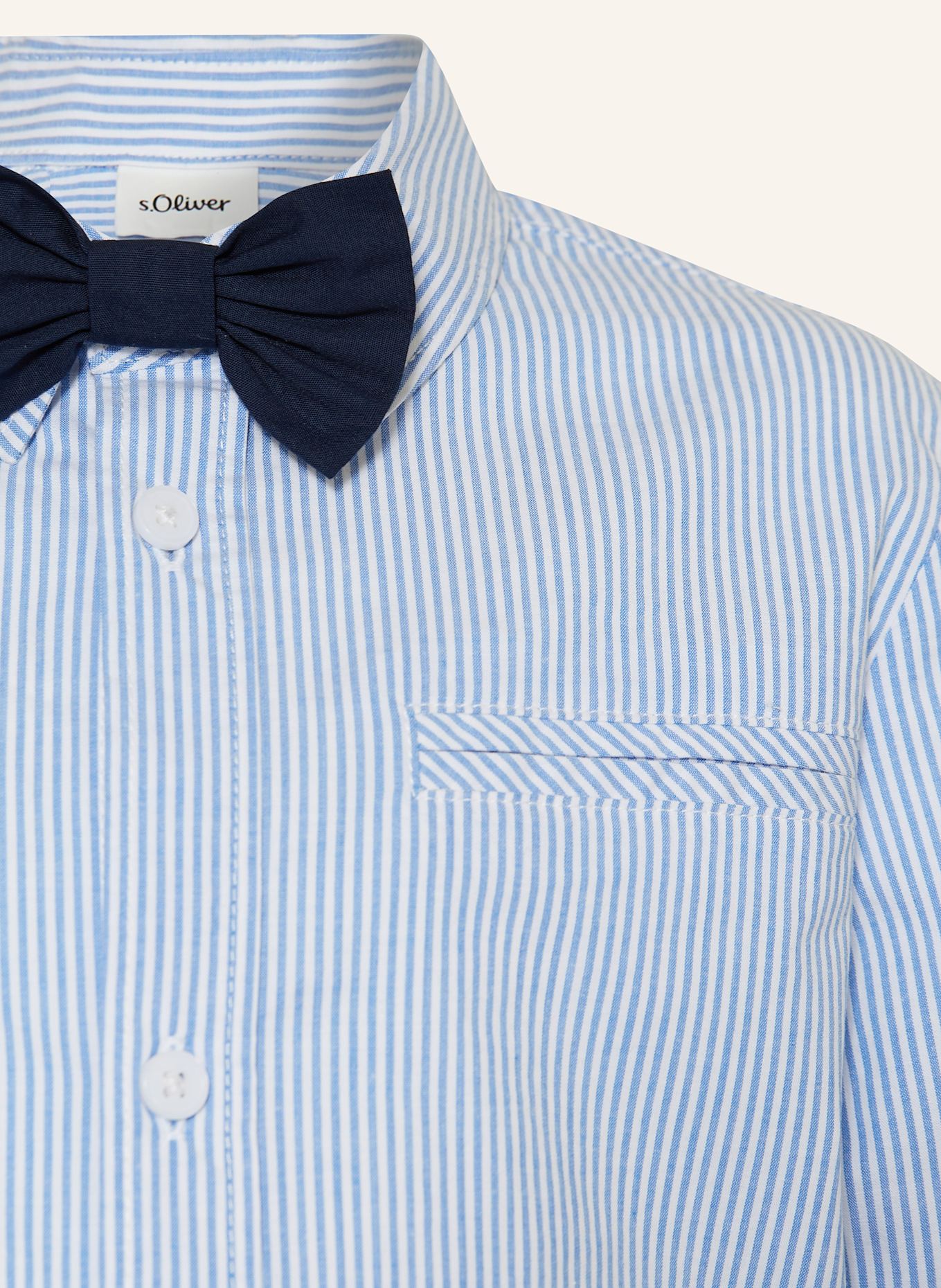 s.Oliver RED Hemd: WEISS / HELLBLAU