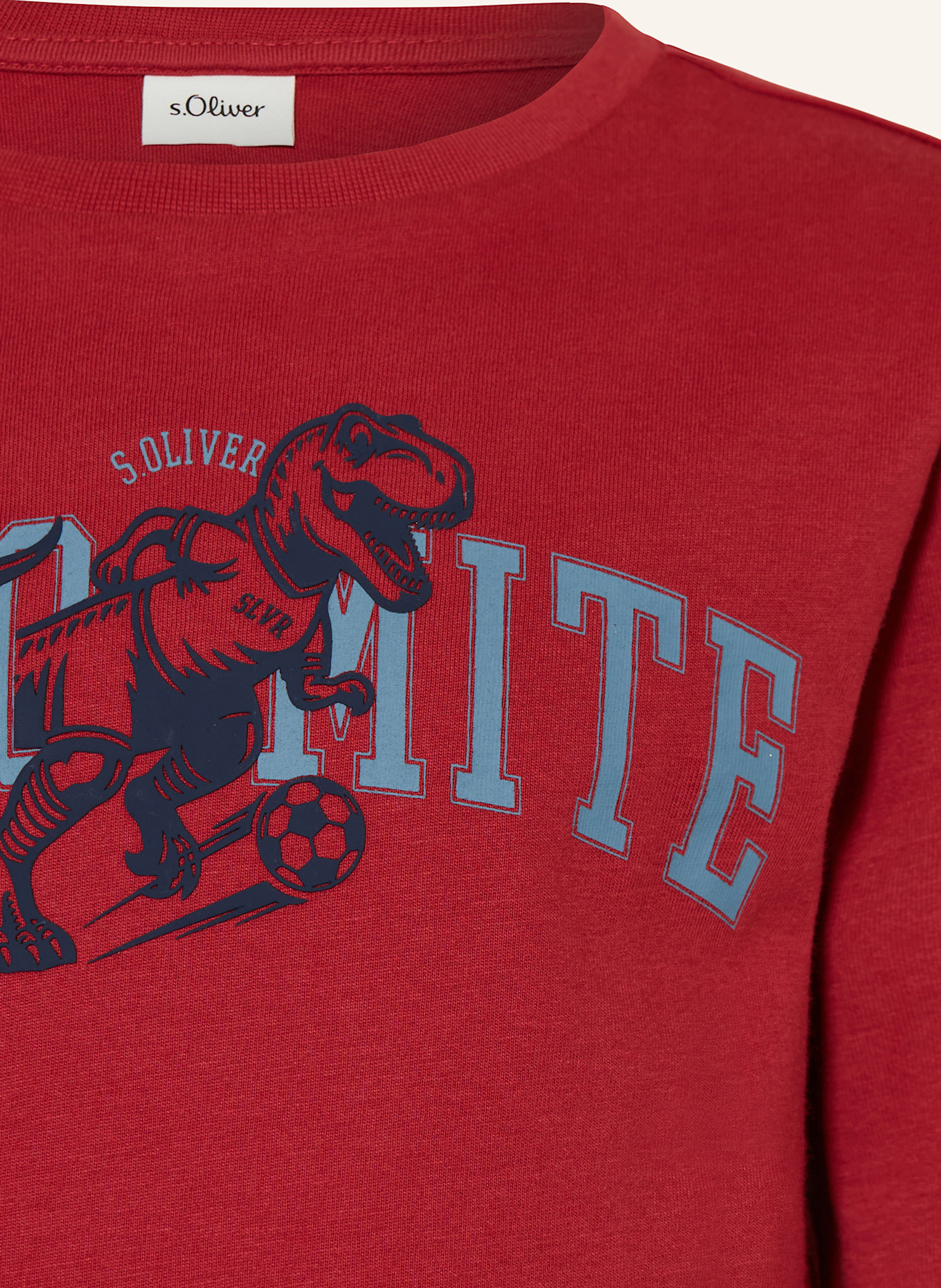 s.Oliver RED Longsleeve: ROT / DUNKELBLAU / HELLBLAU