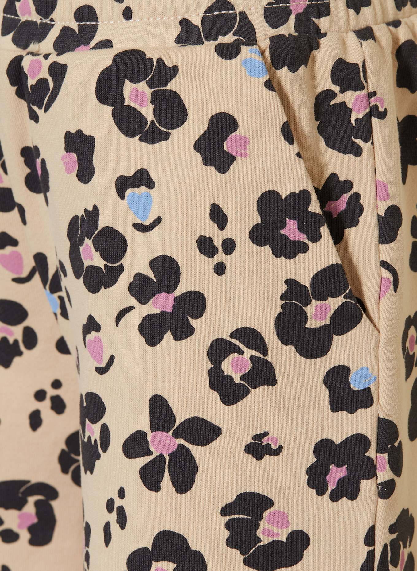 s.Oliver RED Sweatpants: HELLBRAUN / SCHWARZ / PINK