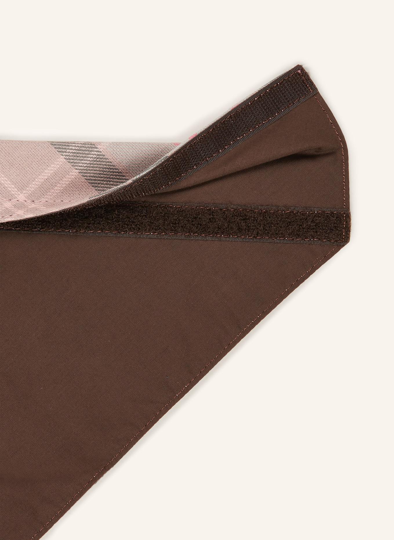 Barbour Hunde-Bandana TARTAN: HELLGRÜN / ROSÉ / HELLROSA