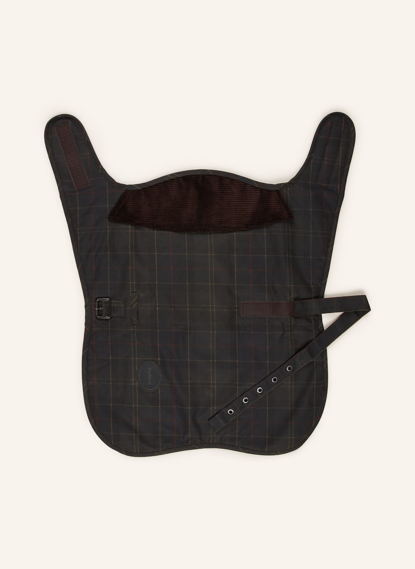 Barbour Hundemantel TARTAN: DUNKELGRÜN/ ROT/ DUNKELBRAUN