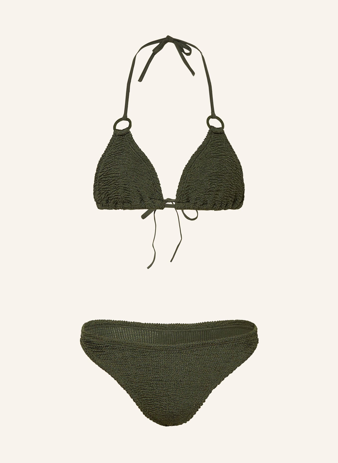 Hunza G Bikini trójkątne EVA: KHAKI
