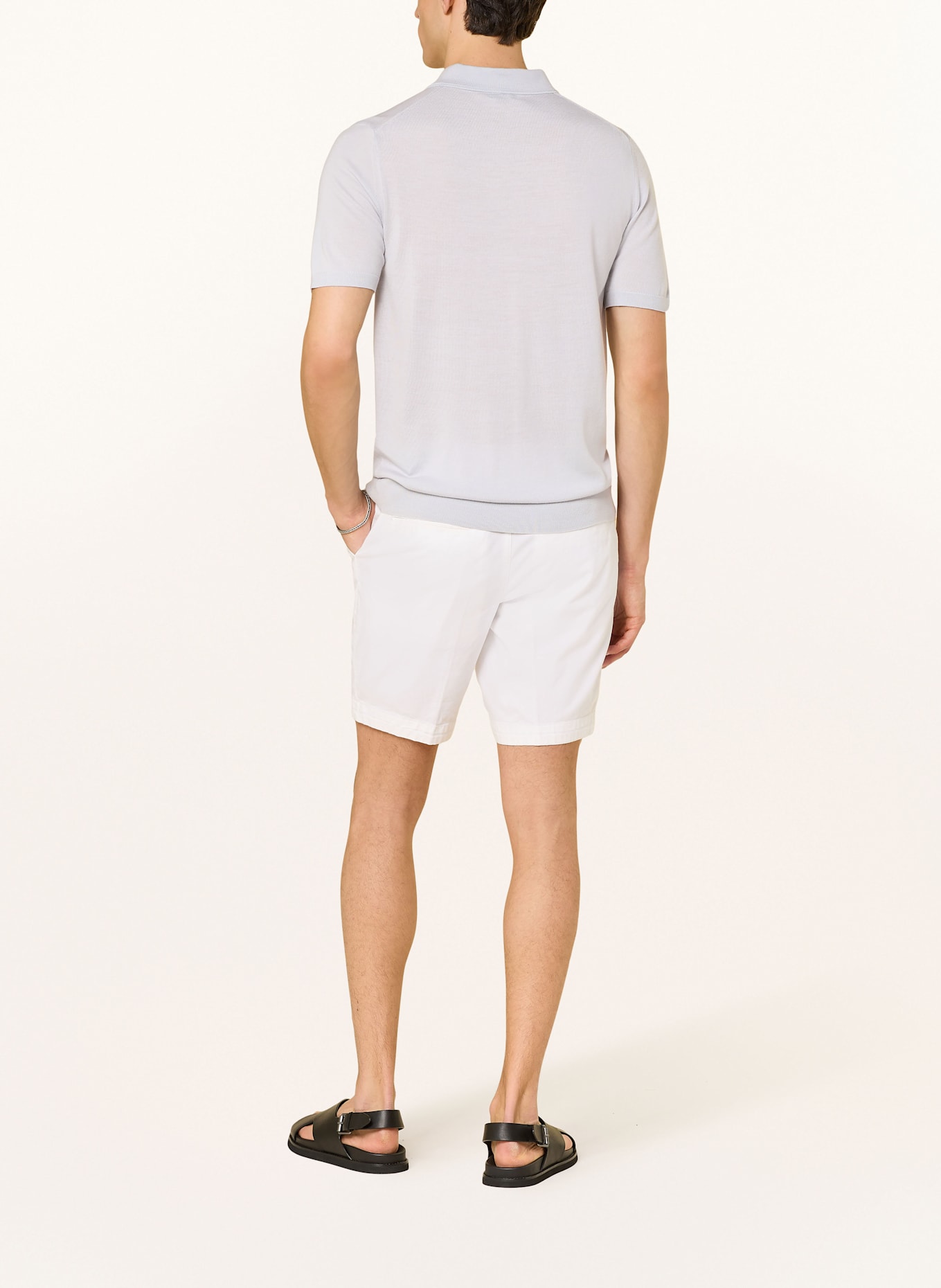 REISS Polo Ralph Lauren striped cotton polo shirt Blau MANOR: SZARONIEBIESKI