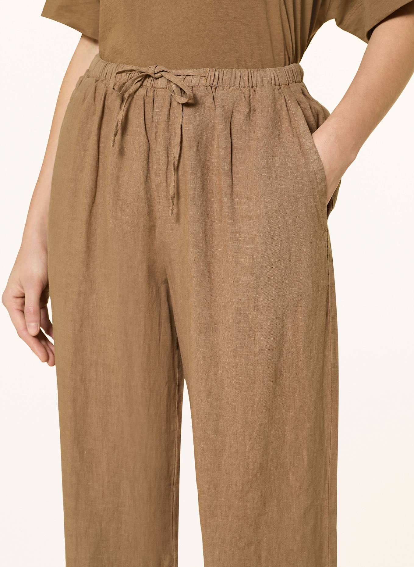 Marc O'Polo Leinenhose: BRAUN