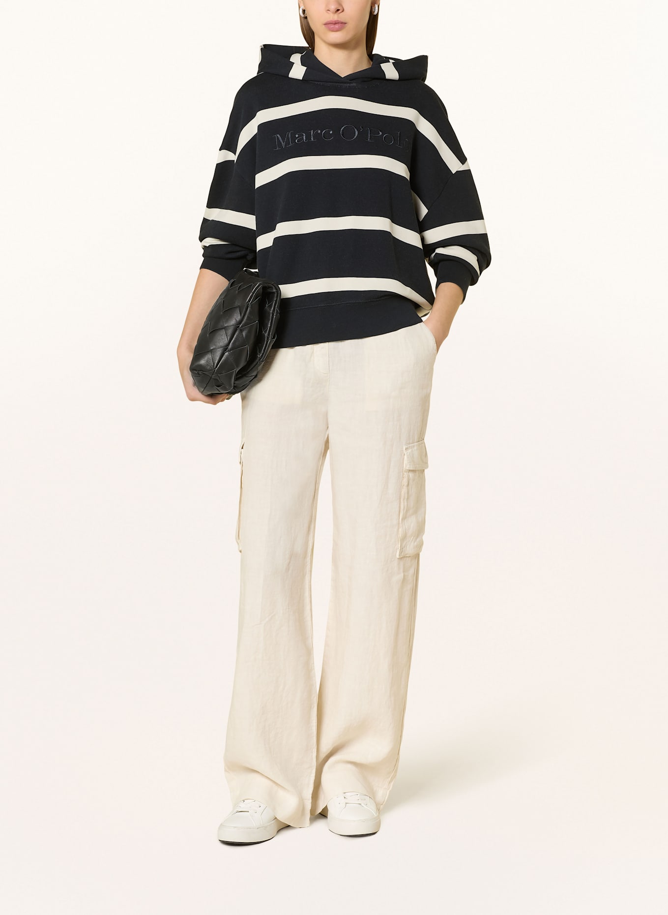 Marc O'Polo Bojówki z lnu: ECRU