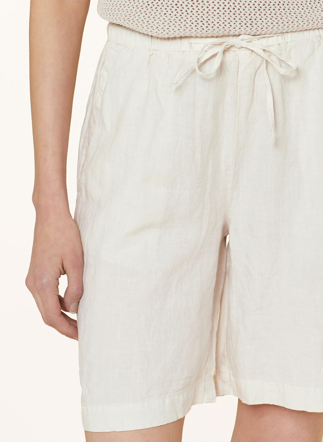 Marc O'Polo Linen shorts: ECRU