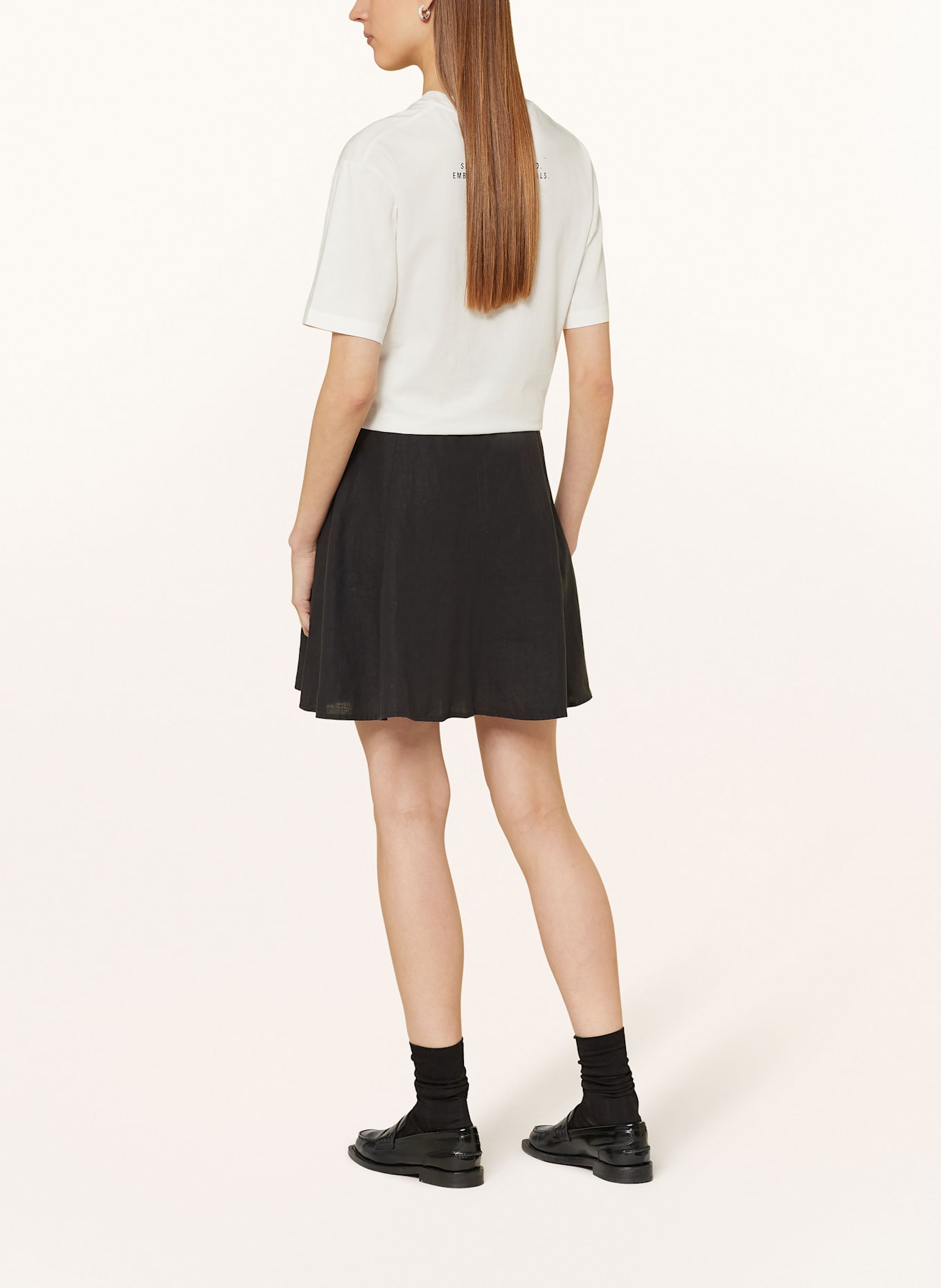 Marc O'Polo Leinenrock: SCHWARZ