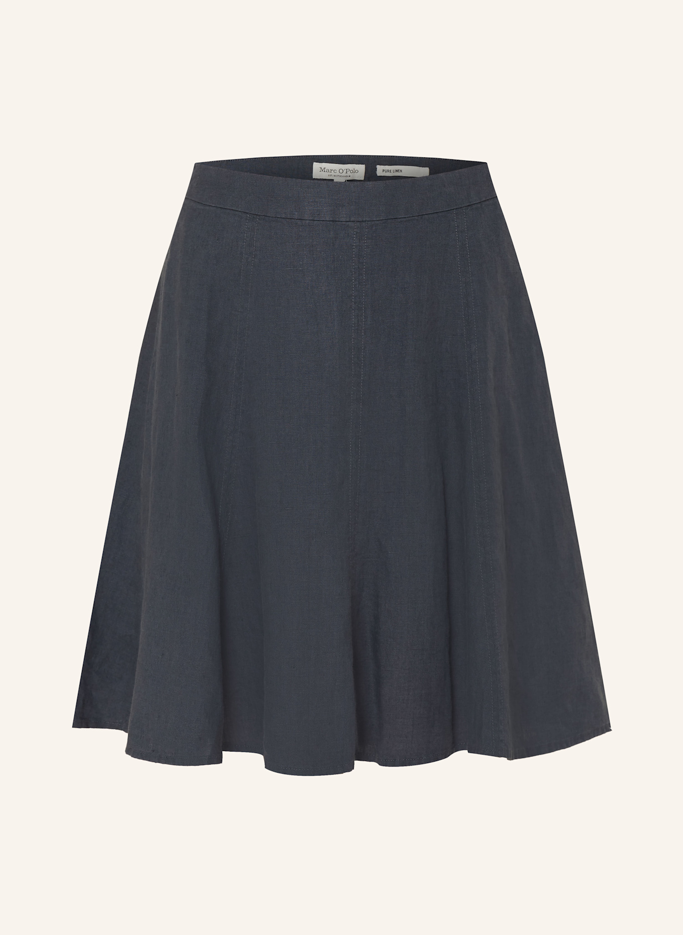 Marc O'Polo Lněná sukně: TMAVĚ MODRÁ