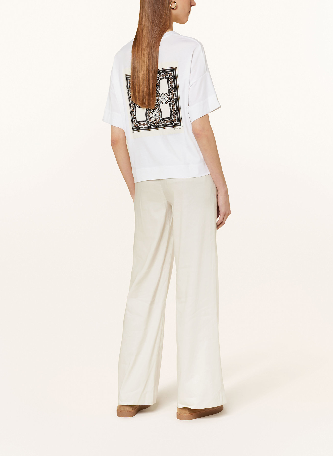 Marc O'Polo Marlenehose mit Leinen: 195 silky stone
