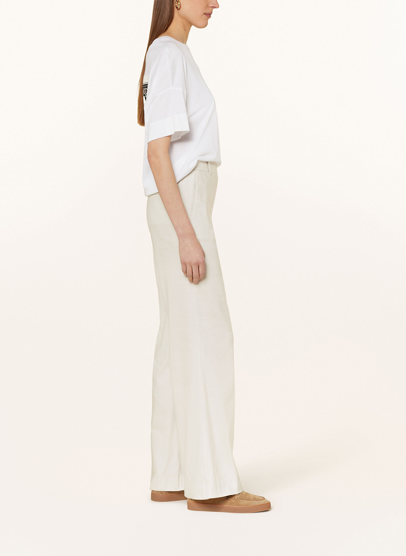 Marc O'Polo Marlenehose mit Leinen: 195 silky stone
