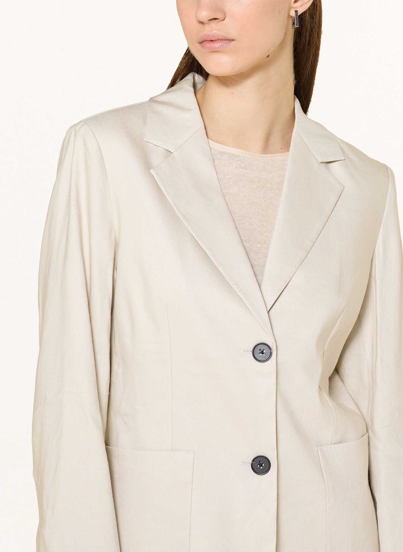Marc O'Polo Blazer with linen: ECRU