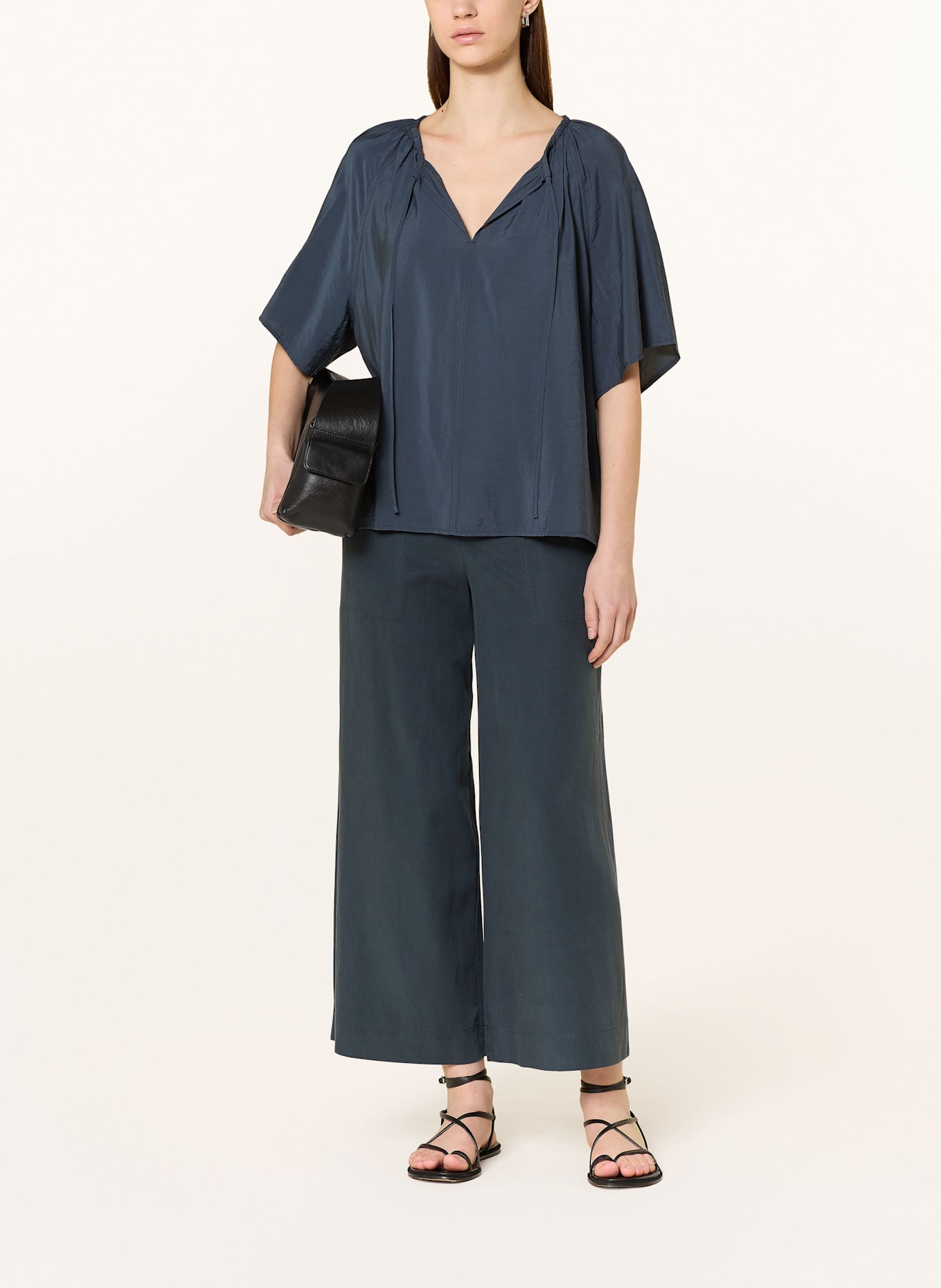 Marc O'Polo Shirt blouse: DARK BLUE