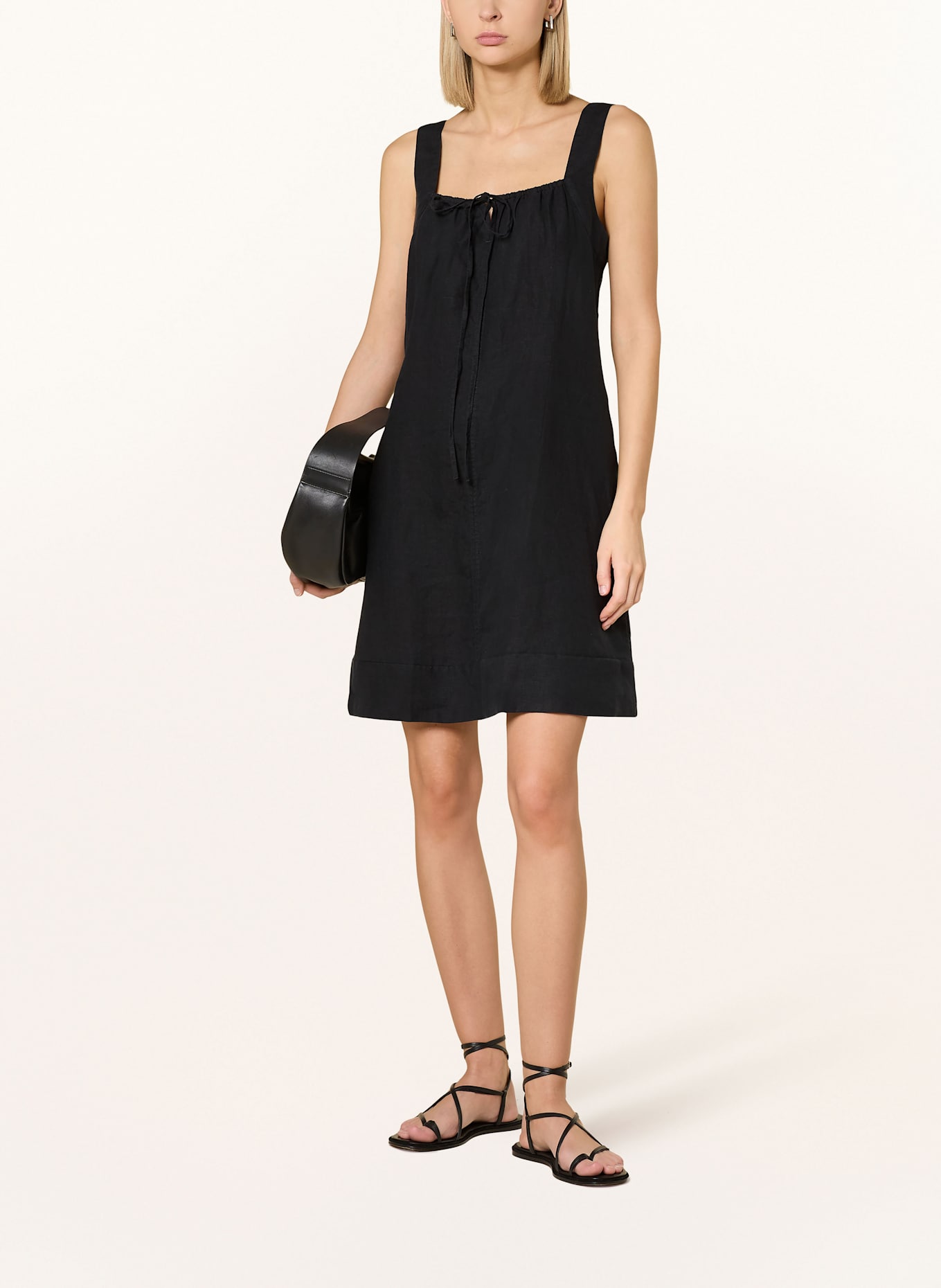 Marc O'Polo Leinenkleid: SCHWARZ
