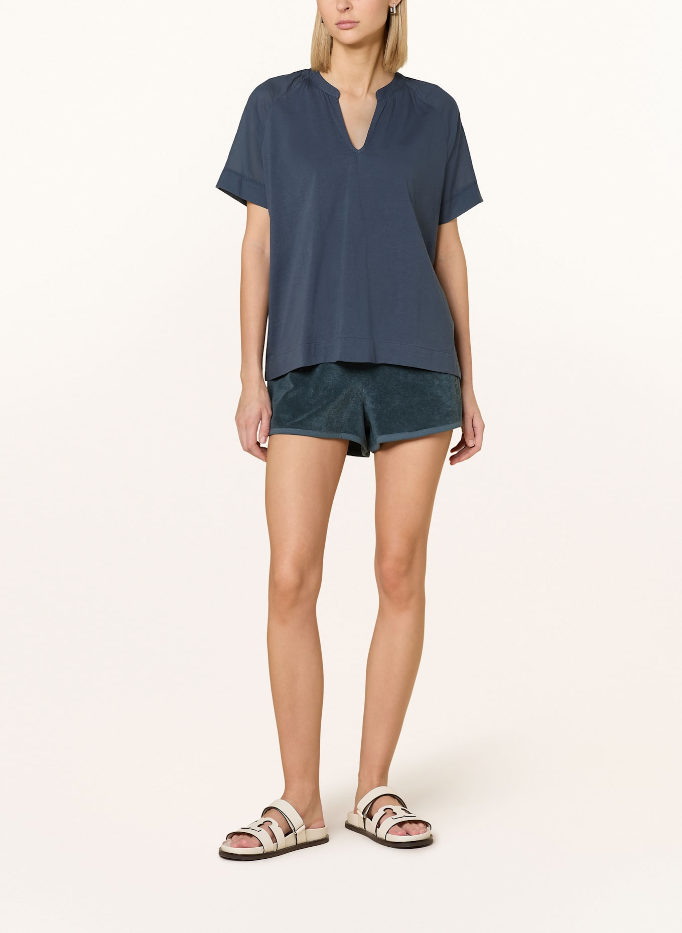 Marc O'Polo Szorty z nicki: GRANATOWY