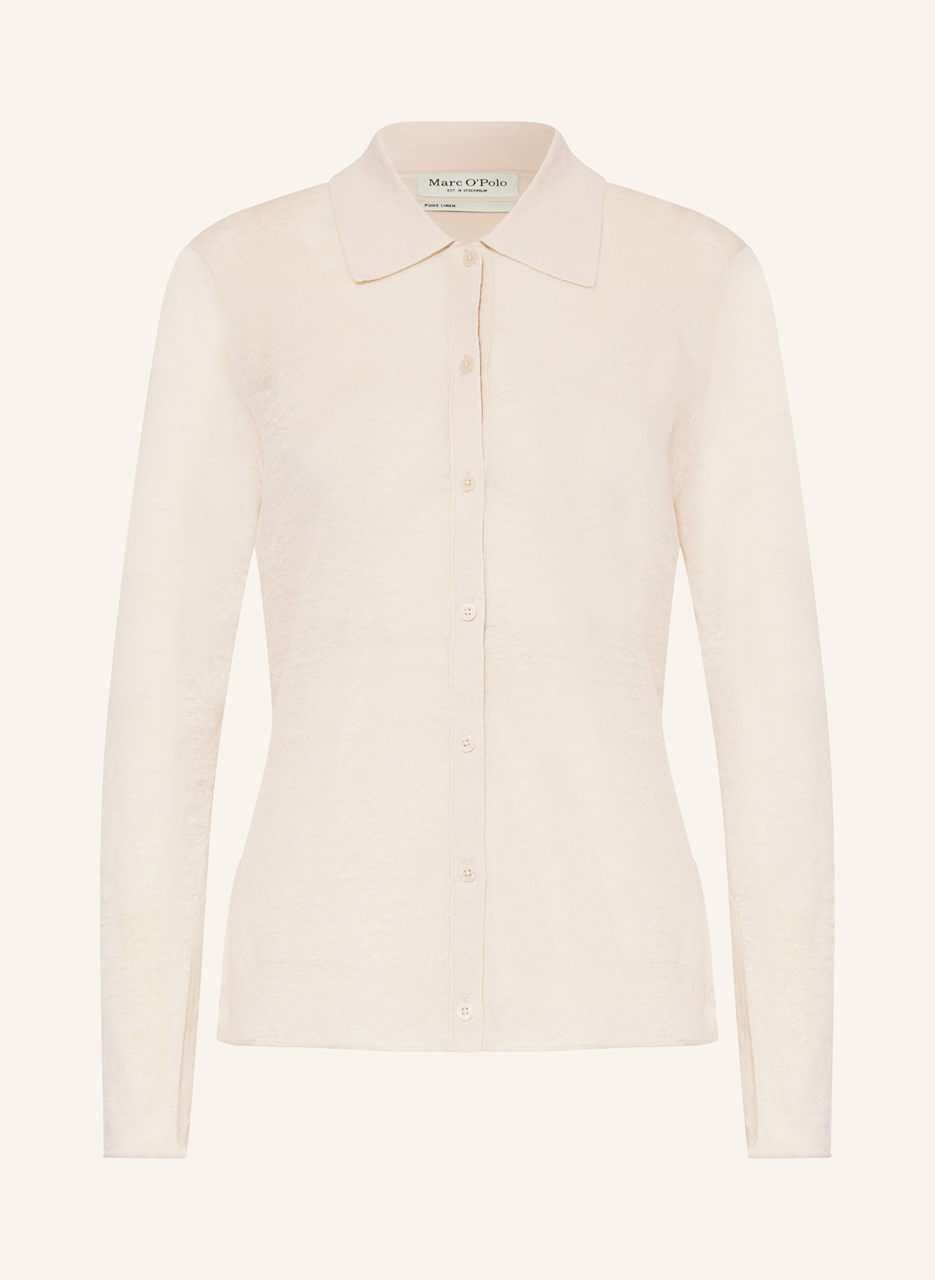 Marc O'Polo Hemdbluse aus Leinen: ECRU