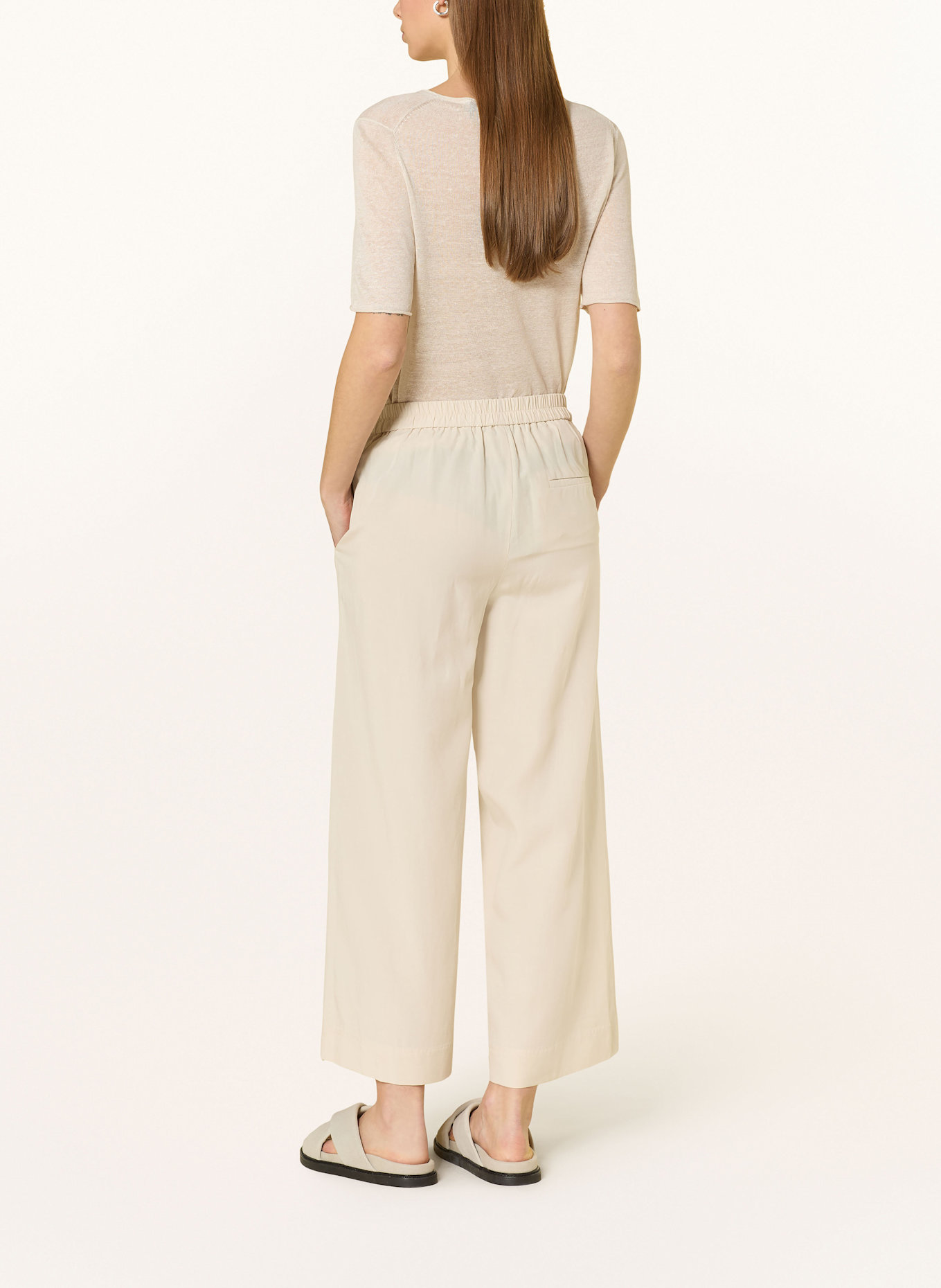 Marc O'Polo Knit shirt in linen: ECRU
