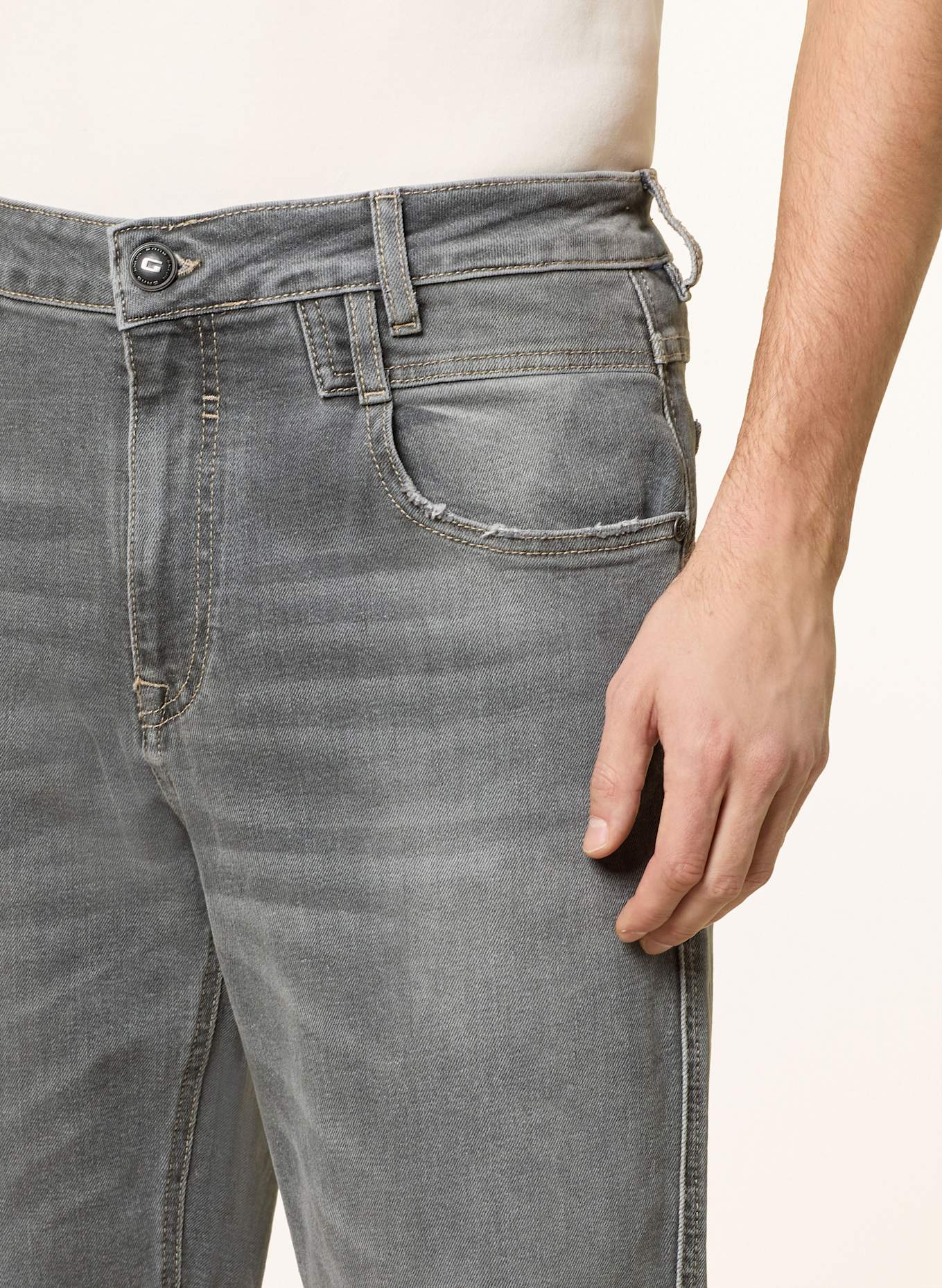 GANG Jeansy 94MARCO relaxed fit: MID BLUE
