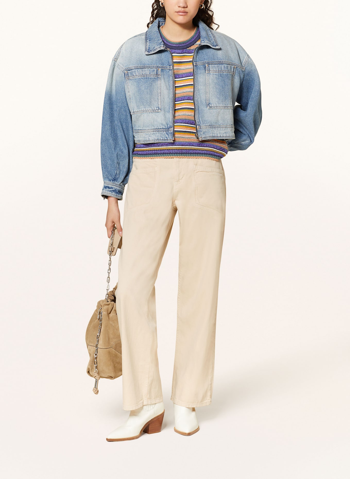 ba&sh Hose FIMA: ECRU