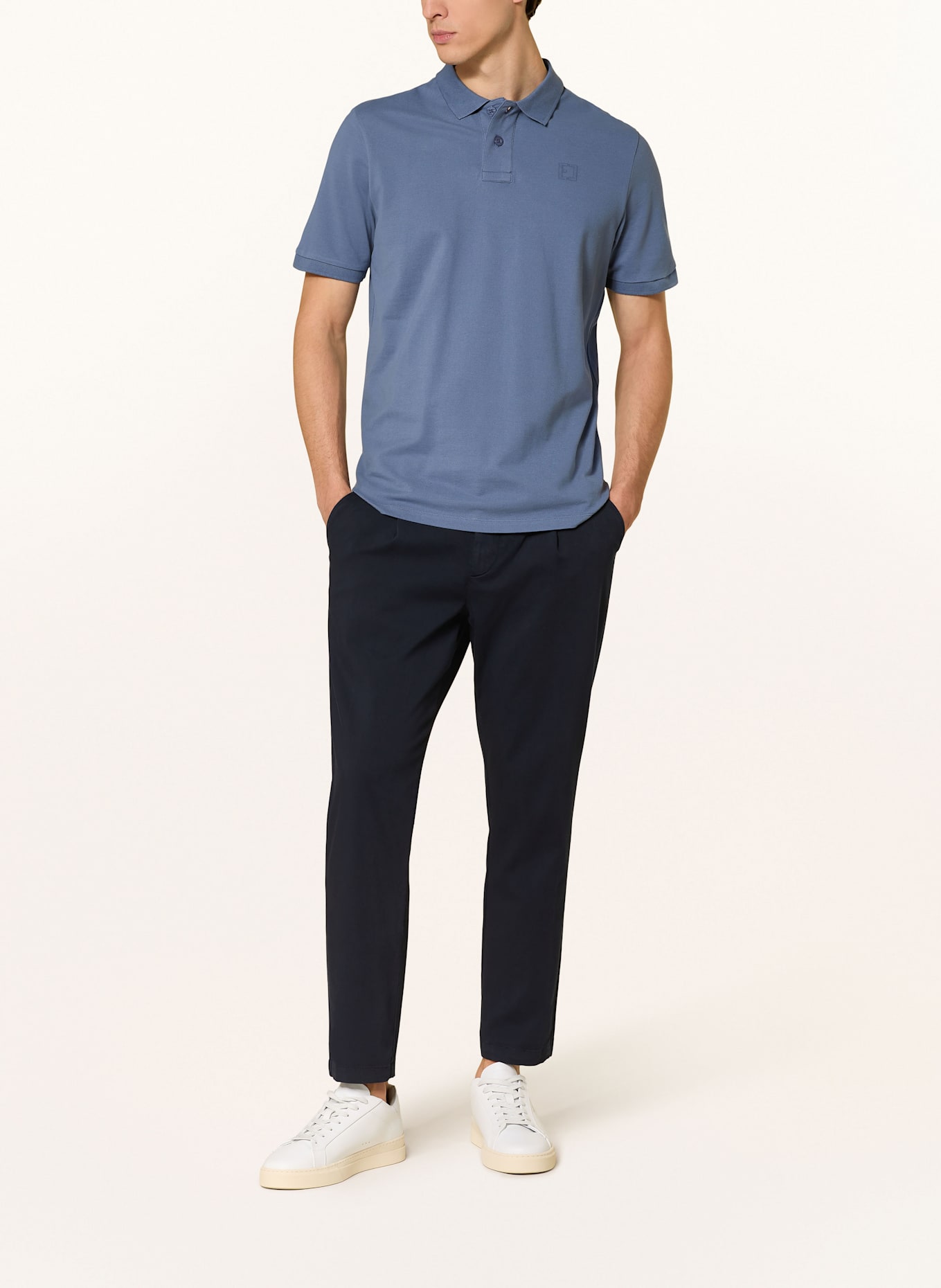 ELBSAND Piqué-Poloshirt LIAS: BLAU