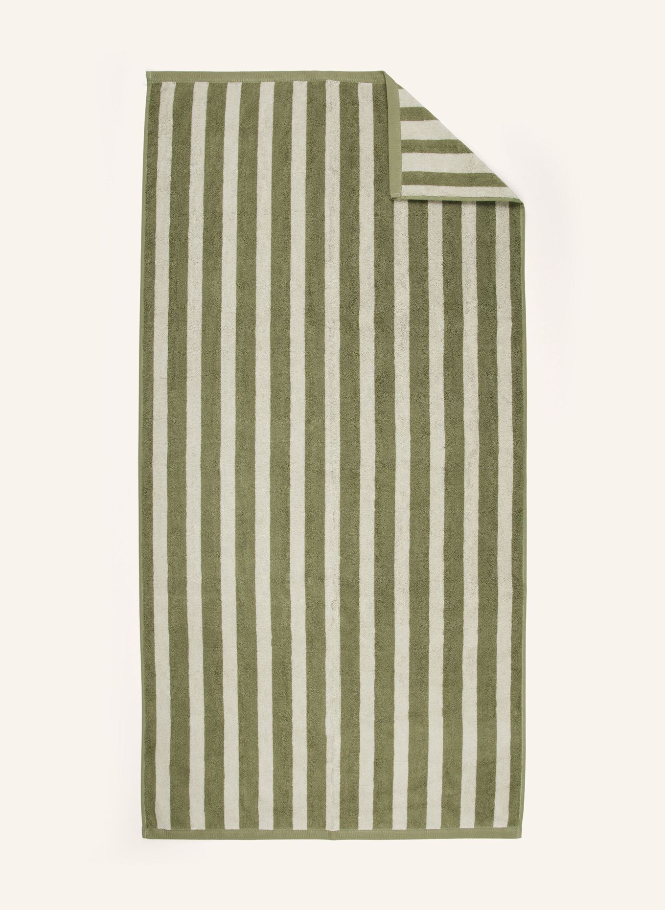 Marc O'Polo Ręcznik kąpielowy HERITAGE: JASNOZIELONY / KREMOWY