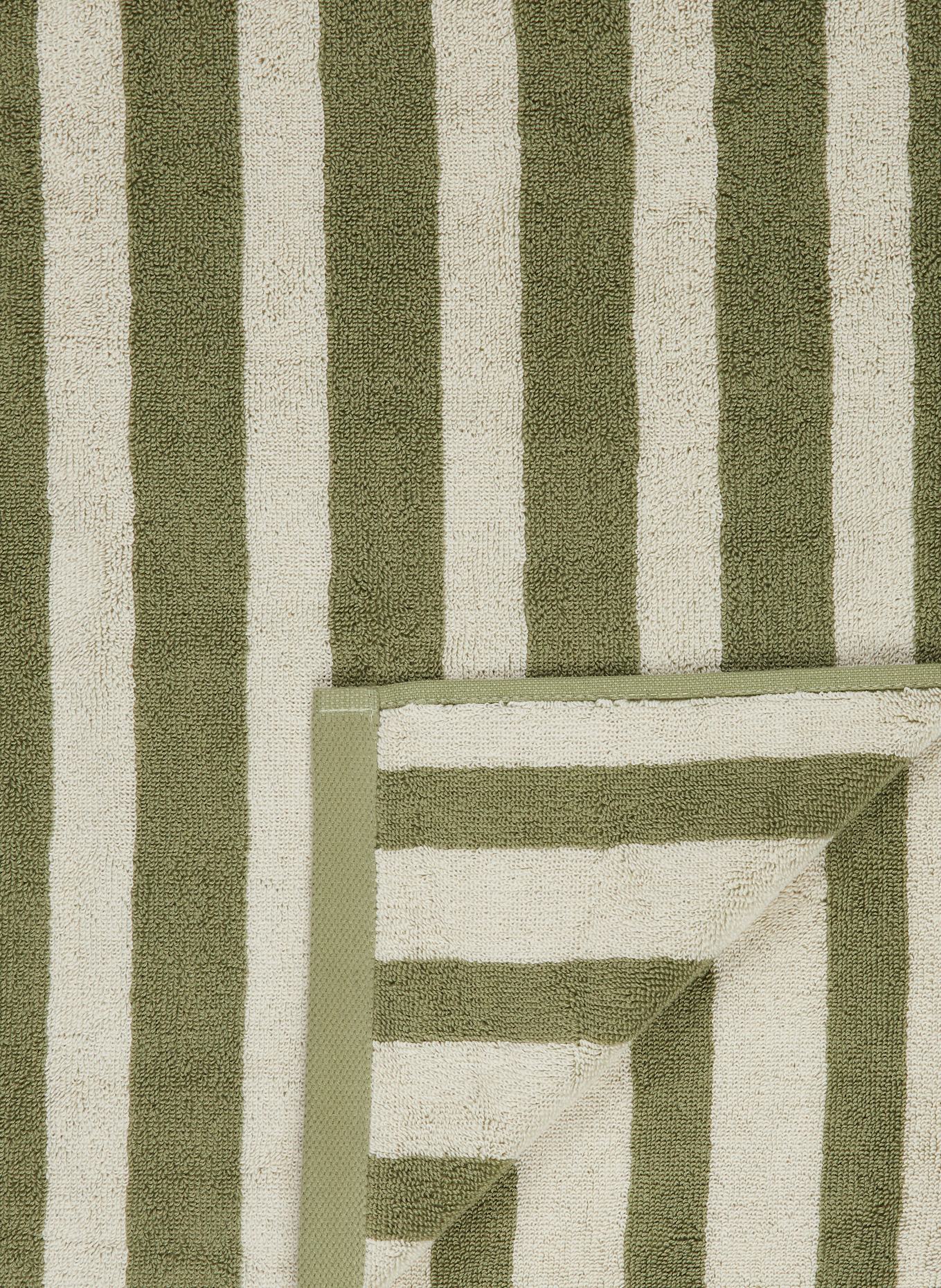 Marc O'Polo Ręcznik kąpielowy HERITAGE: JASNOZIELONY / KREMOWY