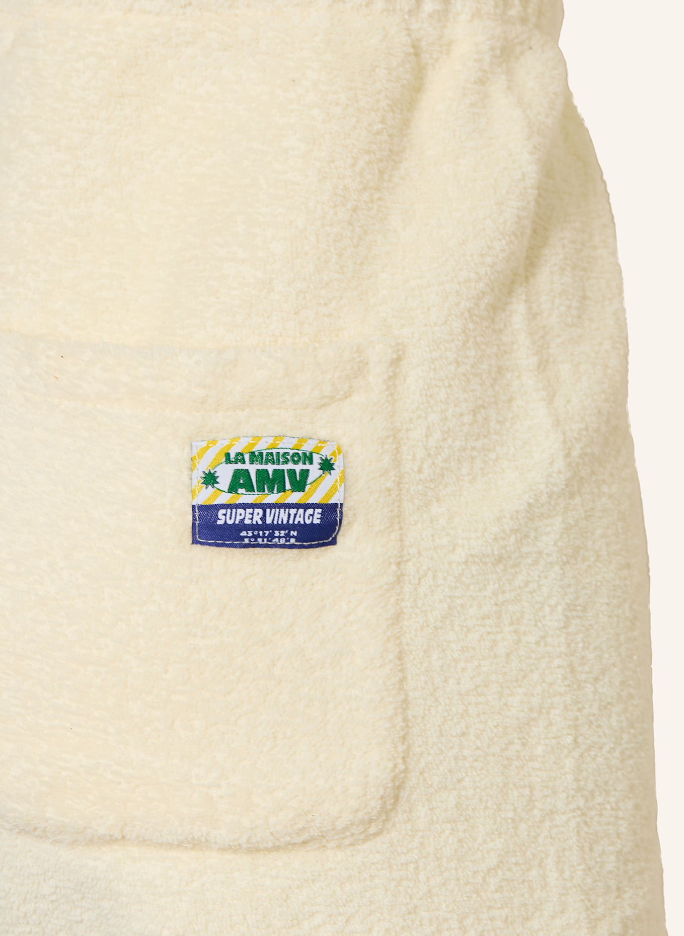 American Vintage Frottee-Shorts: ECRU