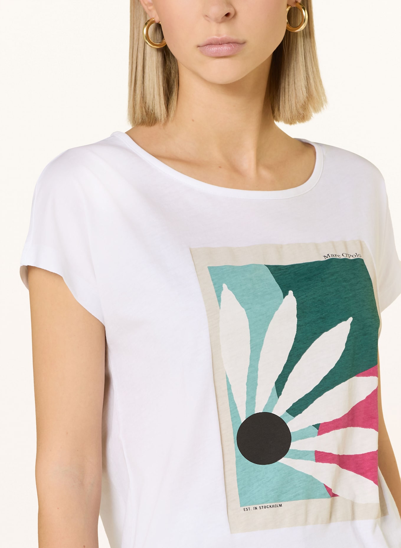 Marc O'Polo T-shirt: WHITE