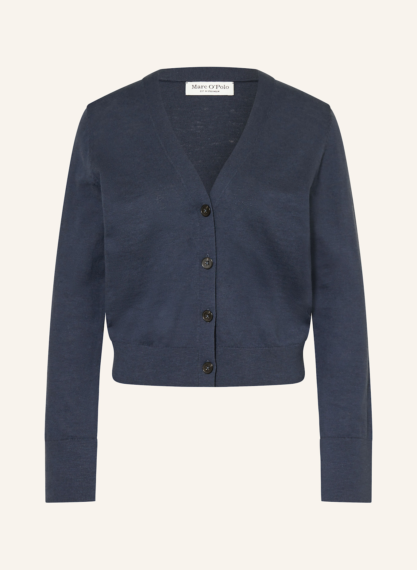 Marc O'Polo Strickjacke: DUNKELBLAU