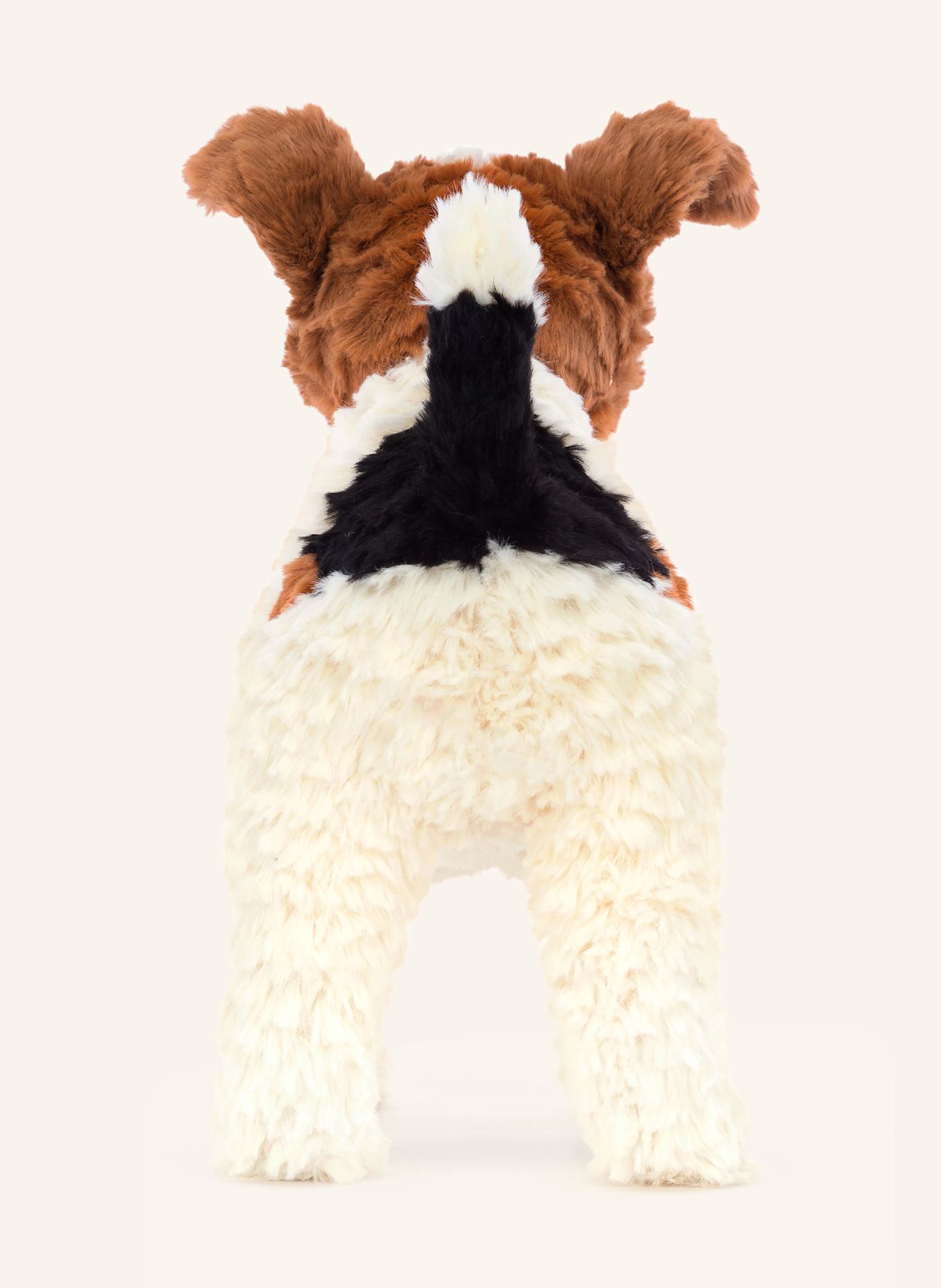 Jellycat Hund-Kuscheltier HECTOR FOX TERRIER: WEISS/ SCHWARZ/ BRAUN