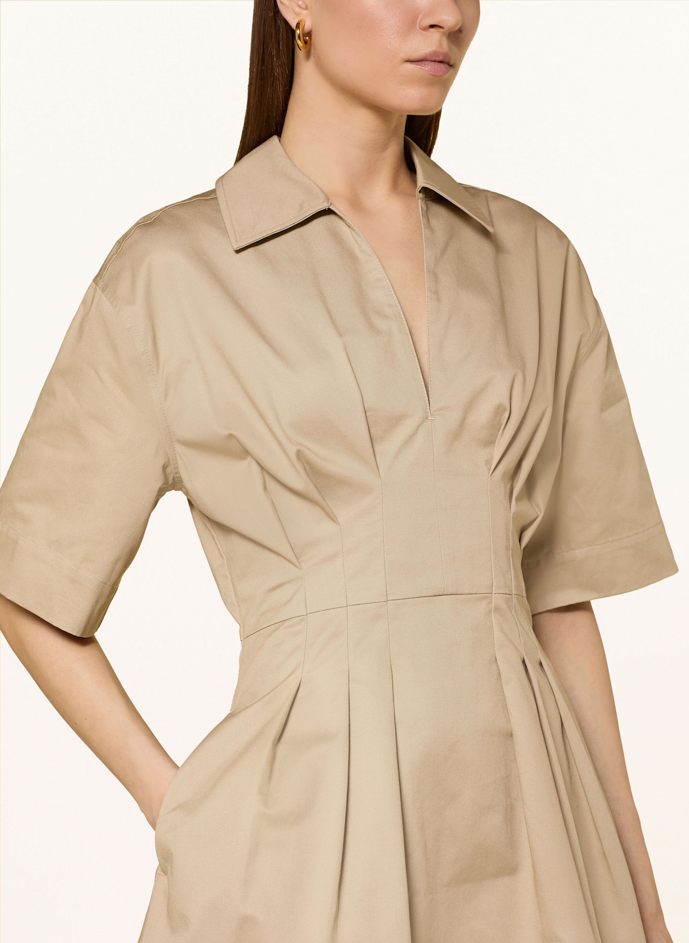 REISS Kleid ROSALIE: HELLBRAUN