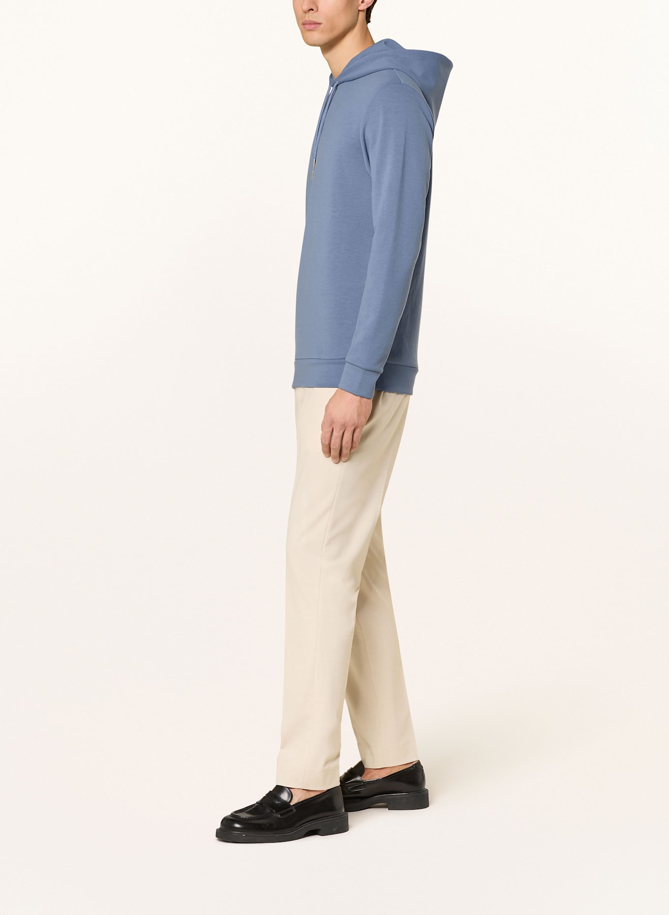 REISS Hoodie FABIEN: BLAUGRAU