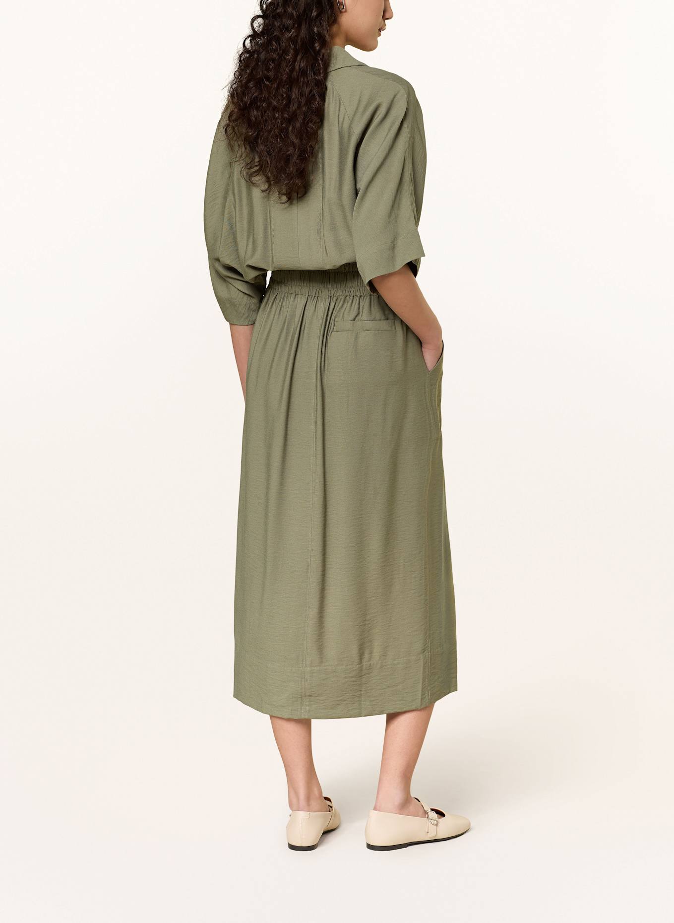 REISS Kleid CECILIA: KHAKI