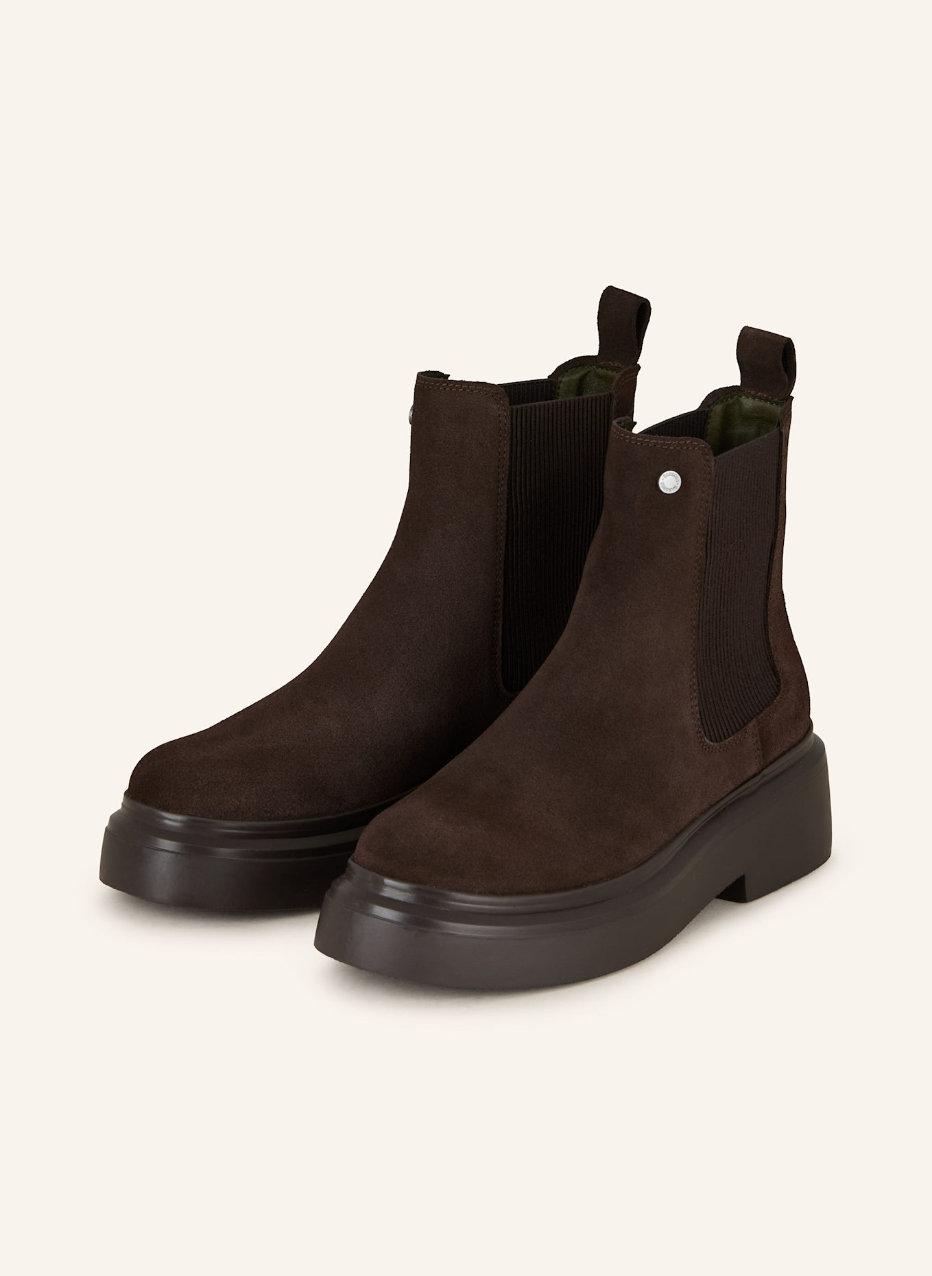 Barbour Chelsea Boots CELINA: DUNKELBRAUN