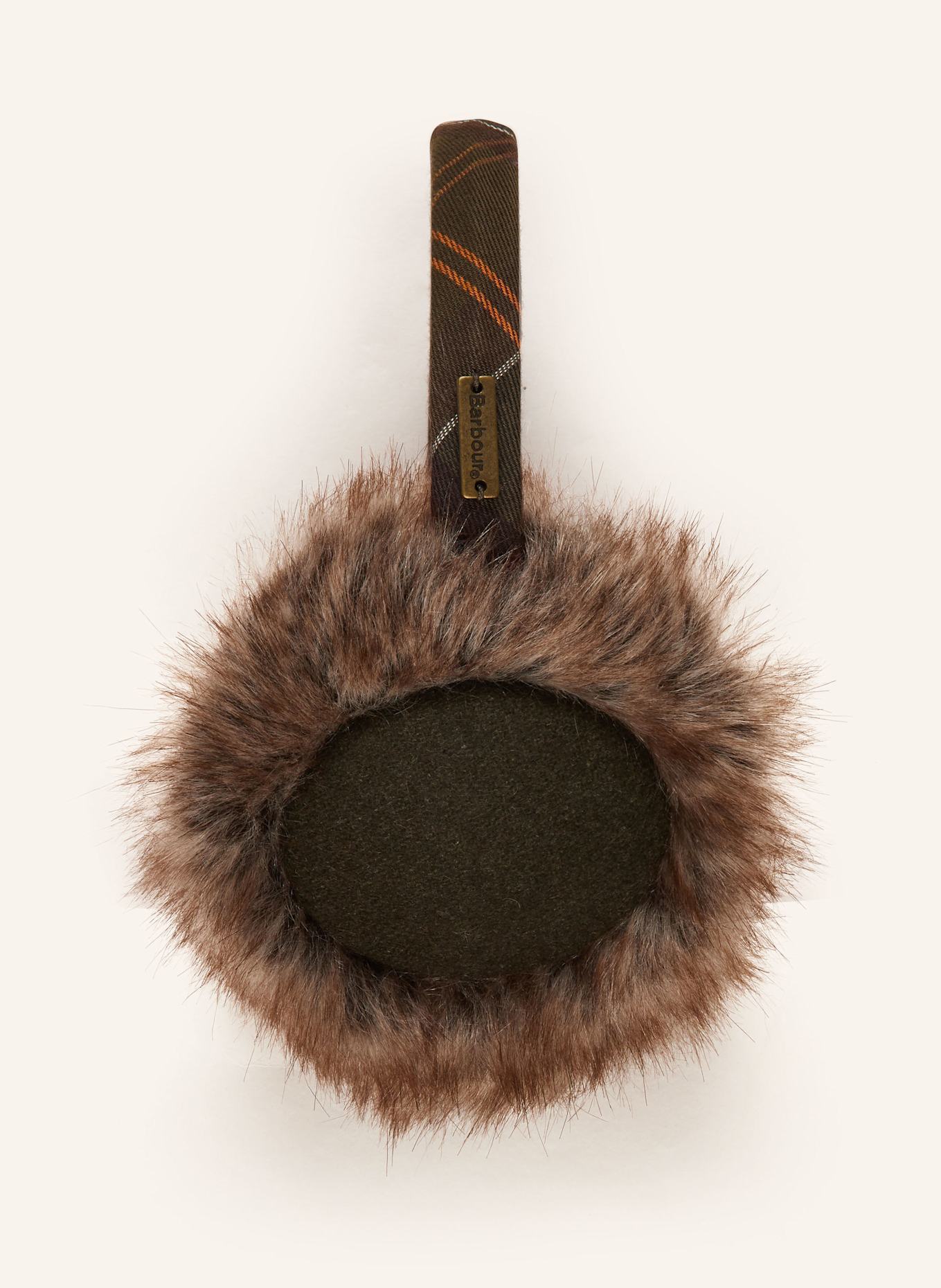 Barbour Ear warmer BARRHILL: DARK GREEN / BROWN