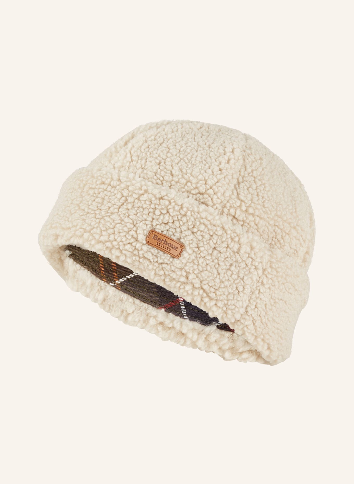 Barbour CATHY teddy hat: ECRU