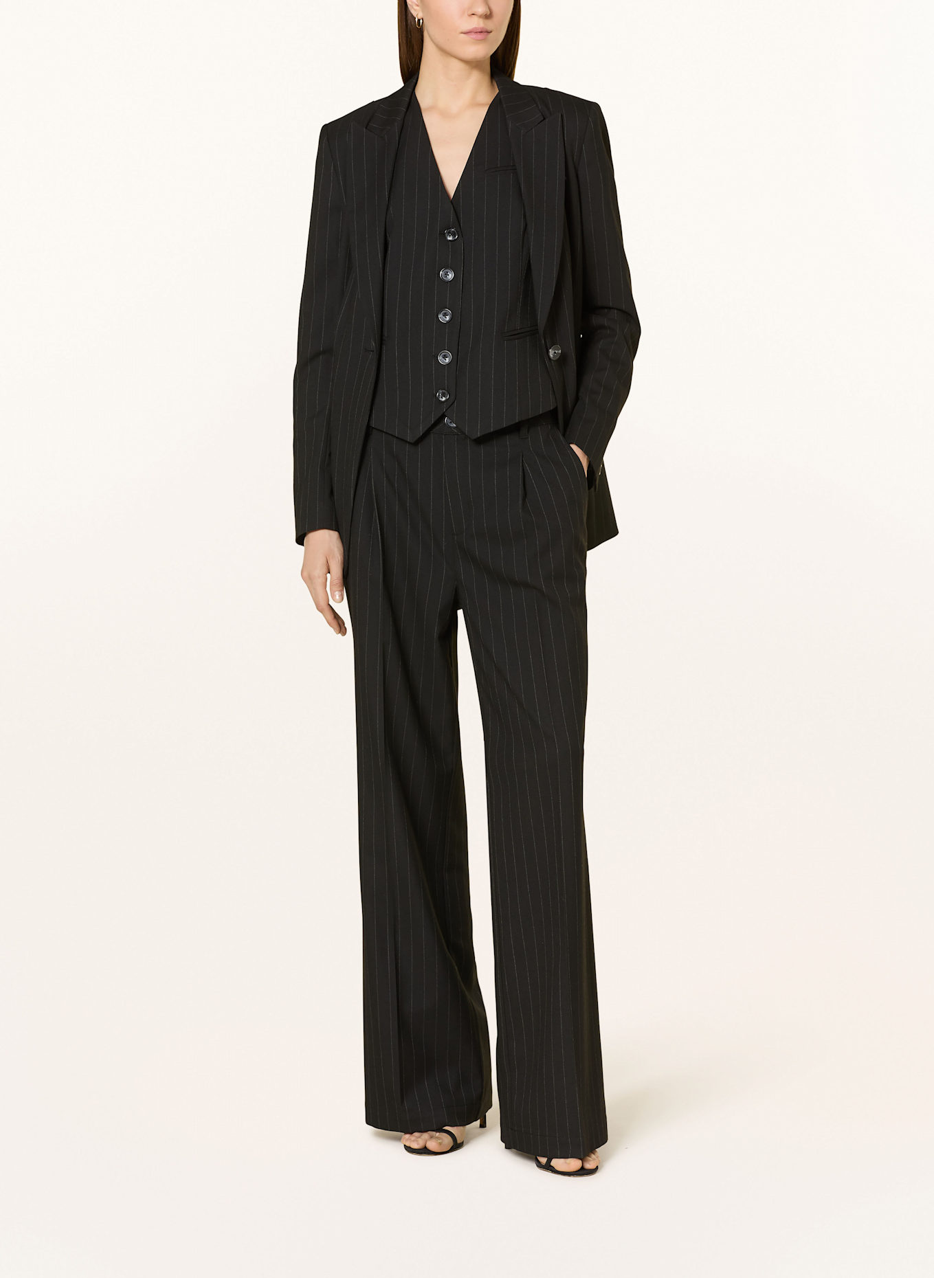 MARC AUREL Marlenehose: SCHWARZ