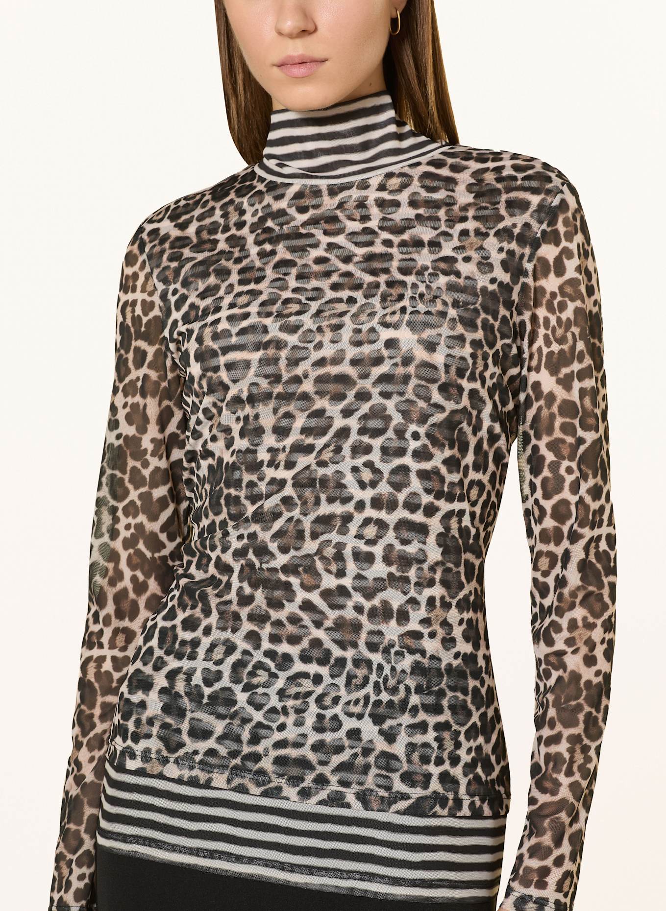 MARC AUREL AsYou T-shirt densemble à coutures apparentes et manches longues Vert en mesh: Lovely everyday jacket