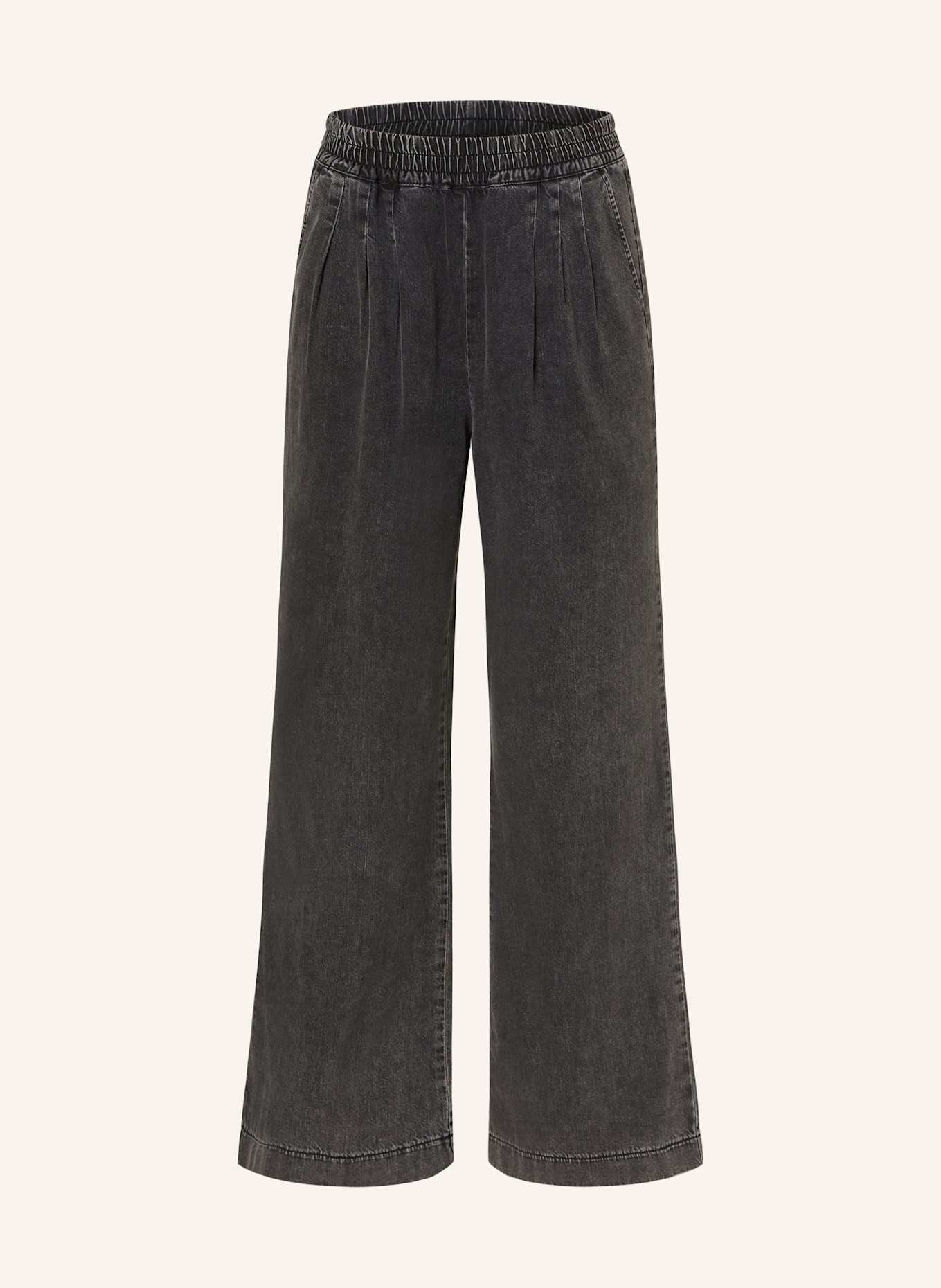 MARC AUREL Marlenehose in Jeansoptik: DUNKELGRAU