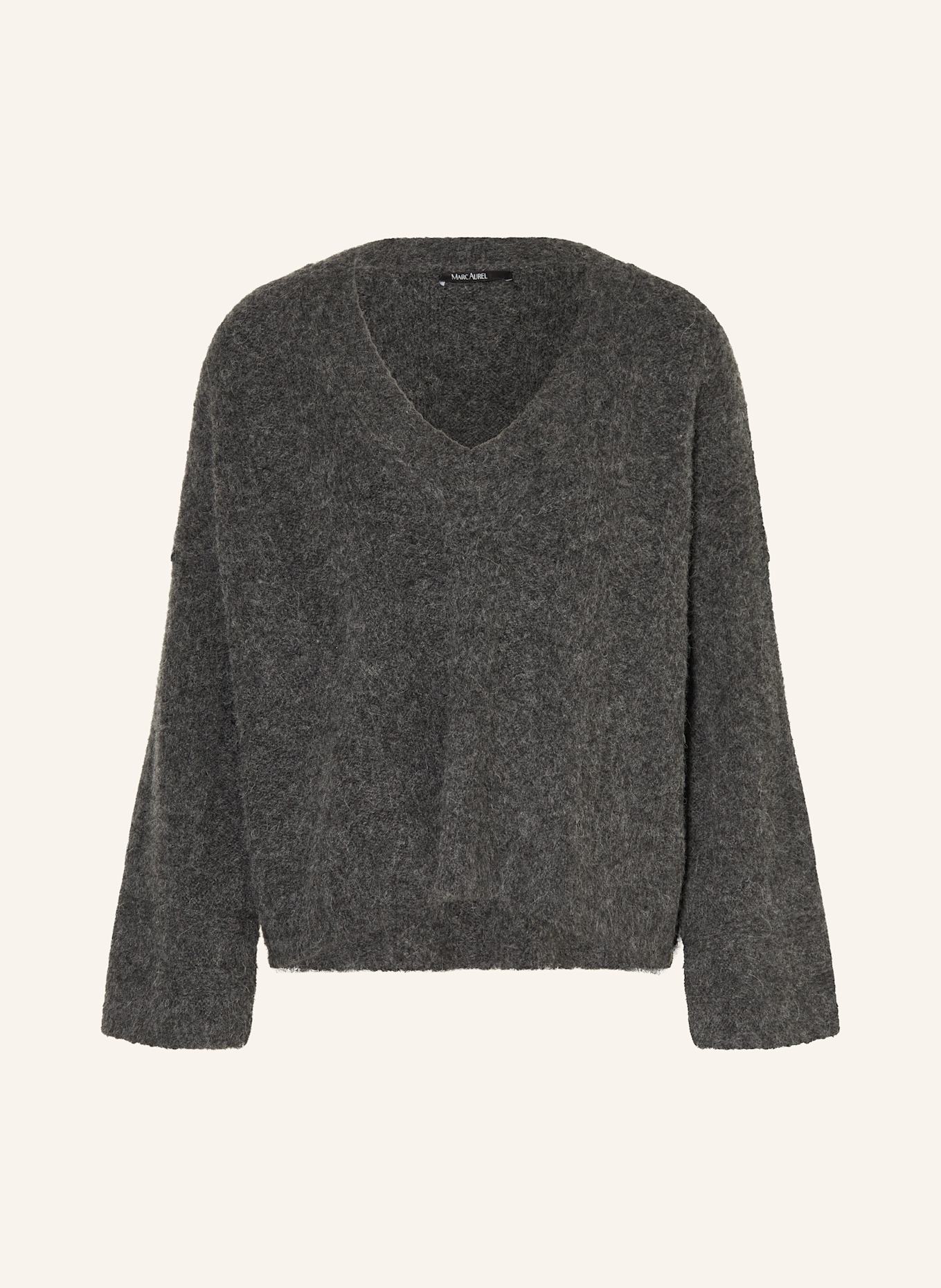 MARC AUREL Oversized-Pullover: DUNKELGRAU