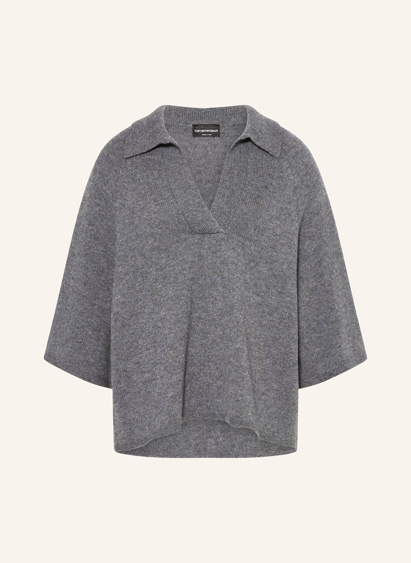 EMPORIO ARMANI Sweater with 3/4 sleeves: GRAY