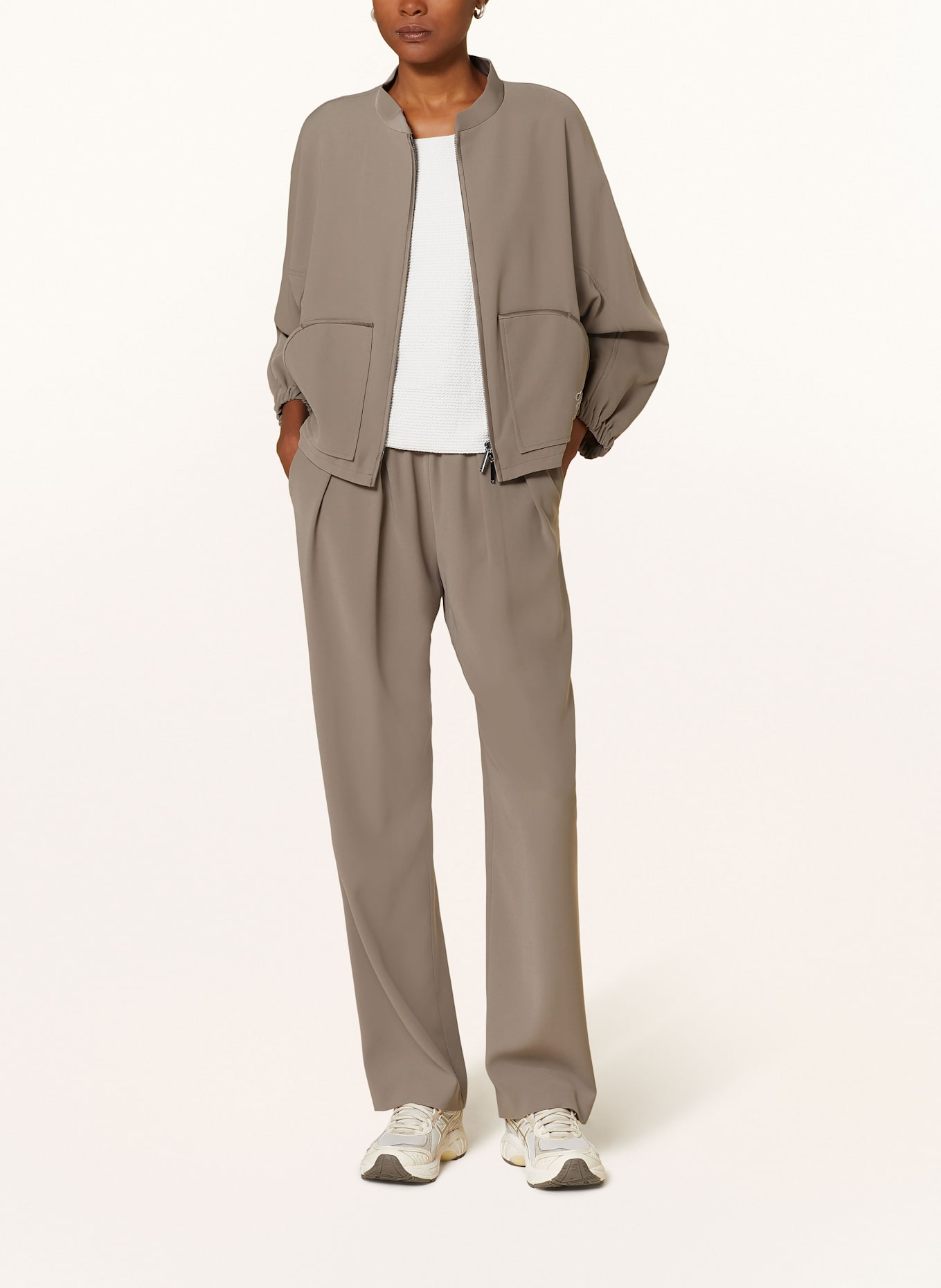 EMPORIO ARMANI Marlenehose: TAUPE