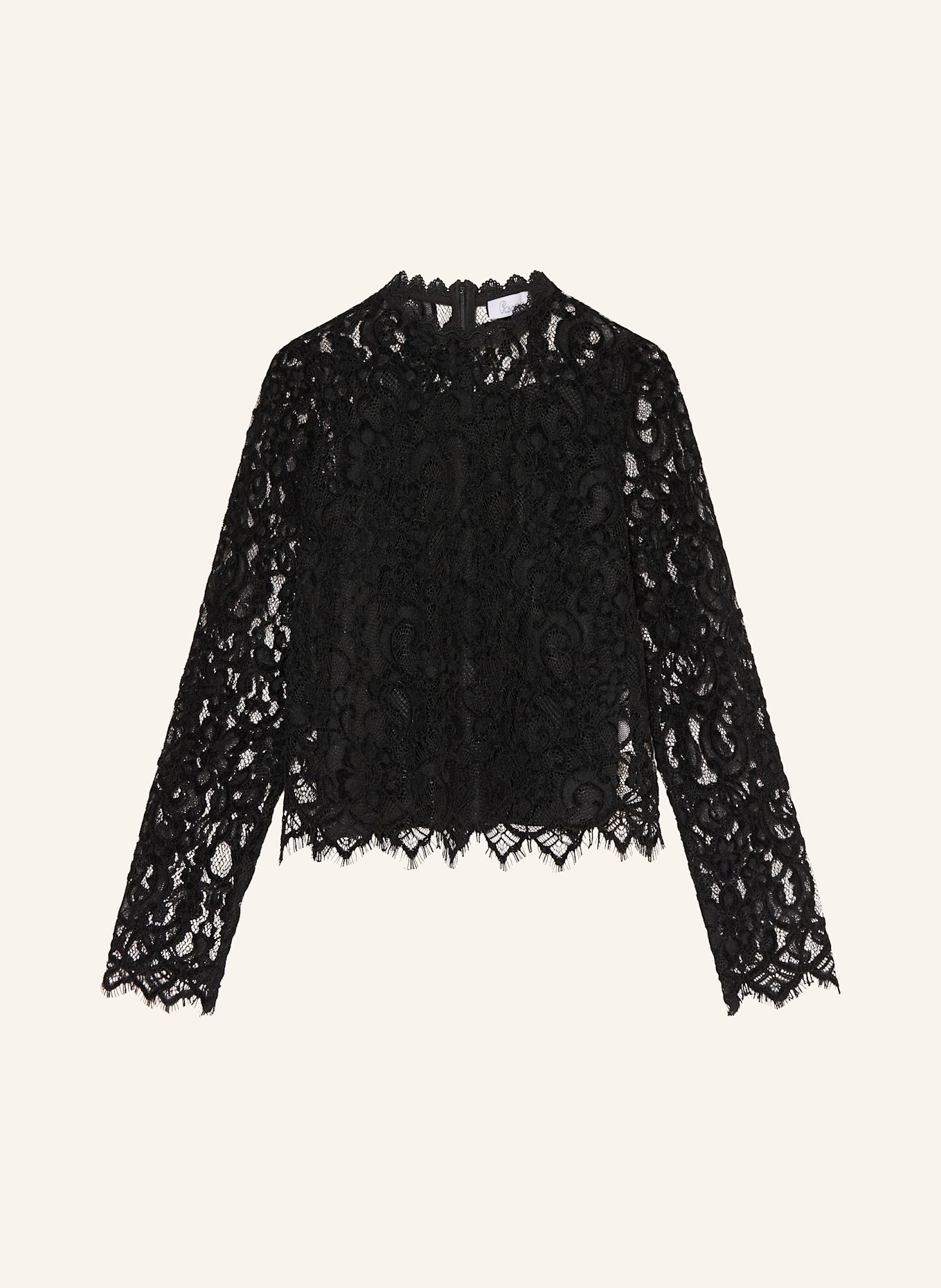 Princess GOES HOLLYWOOD Blusenshirt mit Lochspitze: SCHWARZ