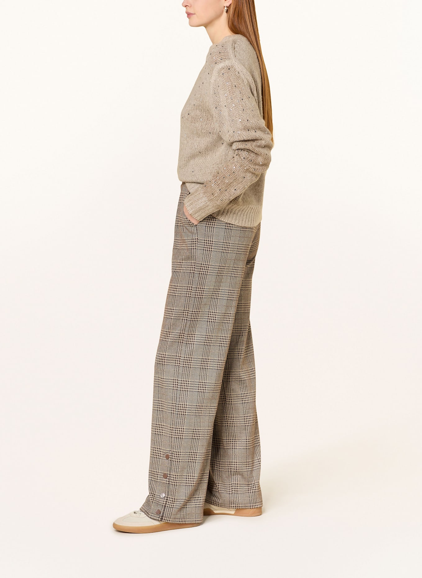 Princess GOES HOLLYWOOD Marlenehose: HELLBRAUN / DUNKELBRAUN