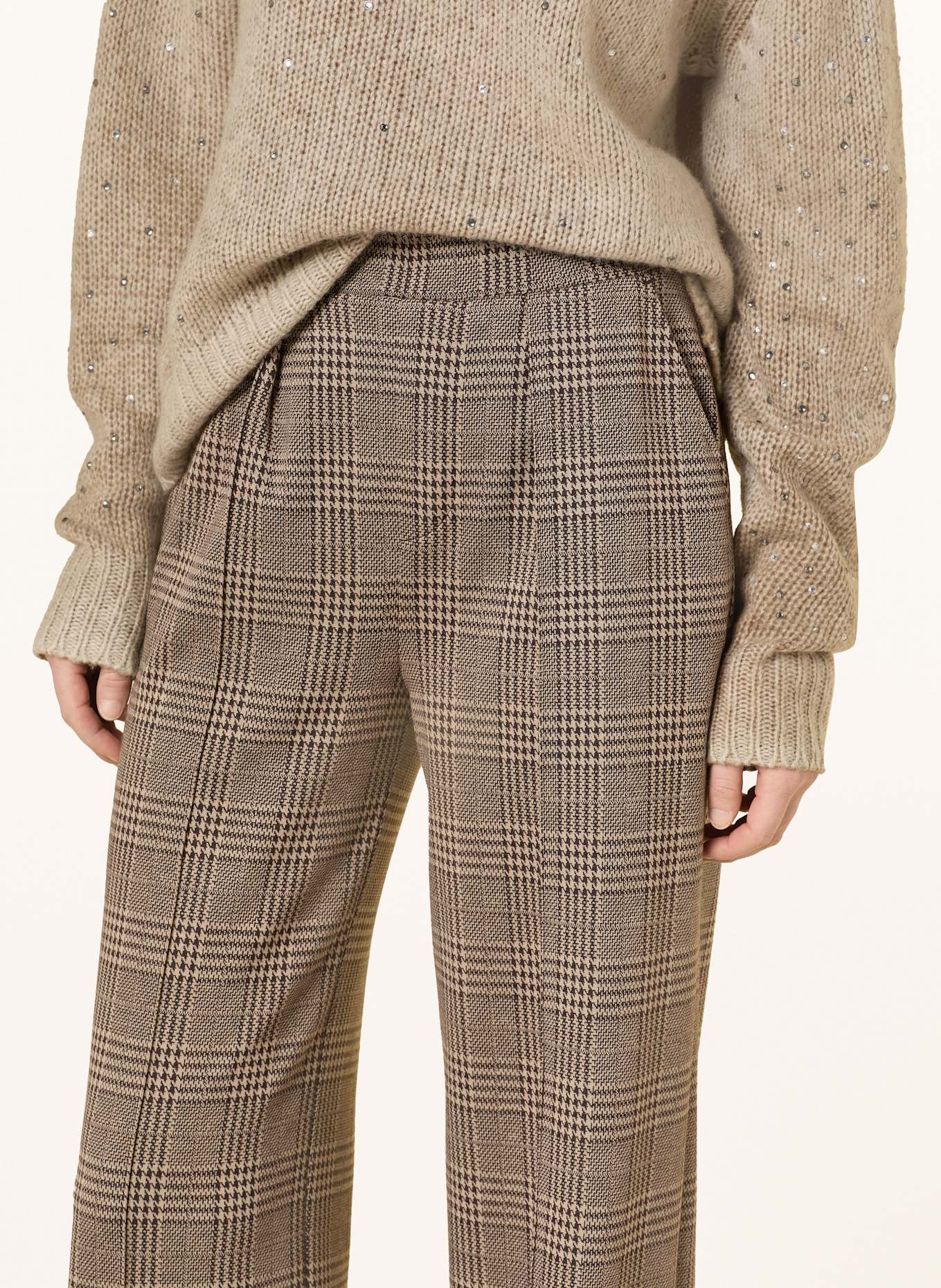 Princess GOES HOLLYWOOD Marlenehose: HELLBRAUN / DUNKELBRAUN