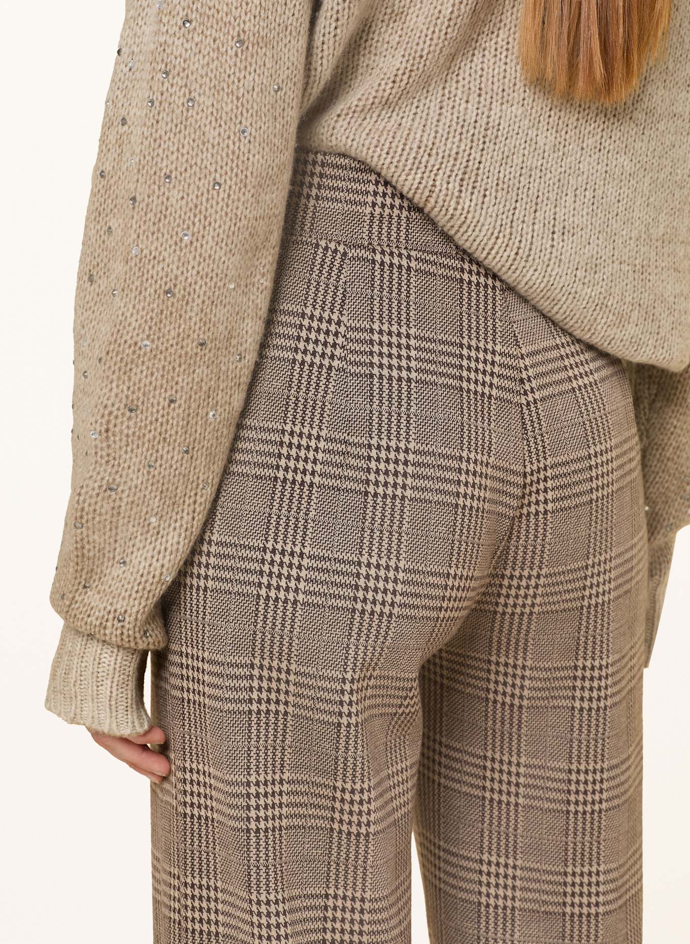 Princess GOES HOLLYWOOD Marlenehose: HELLBRAUN / DUNKELBRAUN